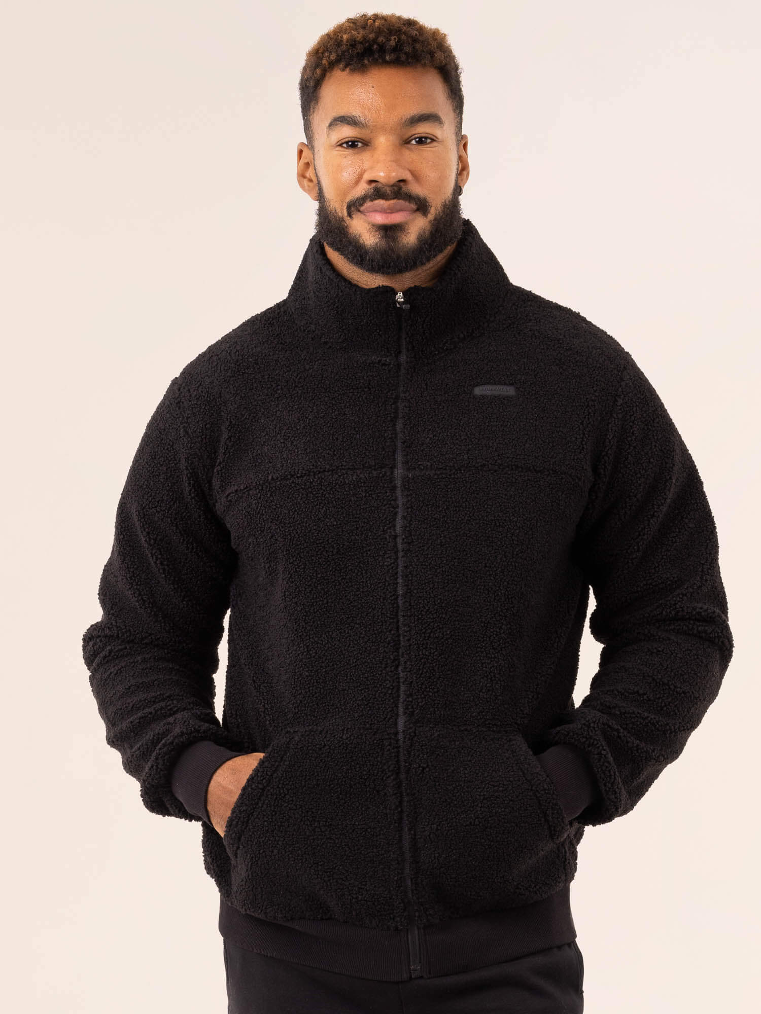 Flex Polar Fleece Jacket for Men & Women - Lightweight Warm Winter Coat, Water-Resistant Outdoor Jacket (Black) - Perfect for Hiking, Camping & Cold Weather Activities