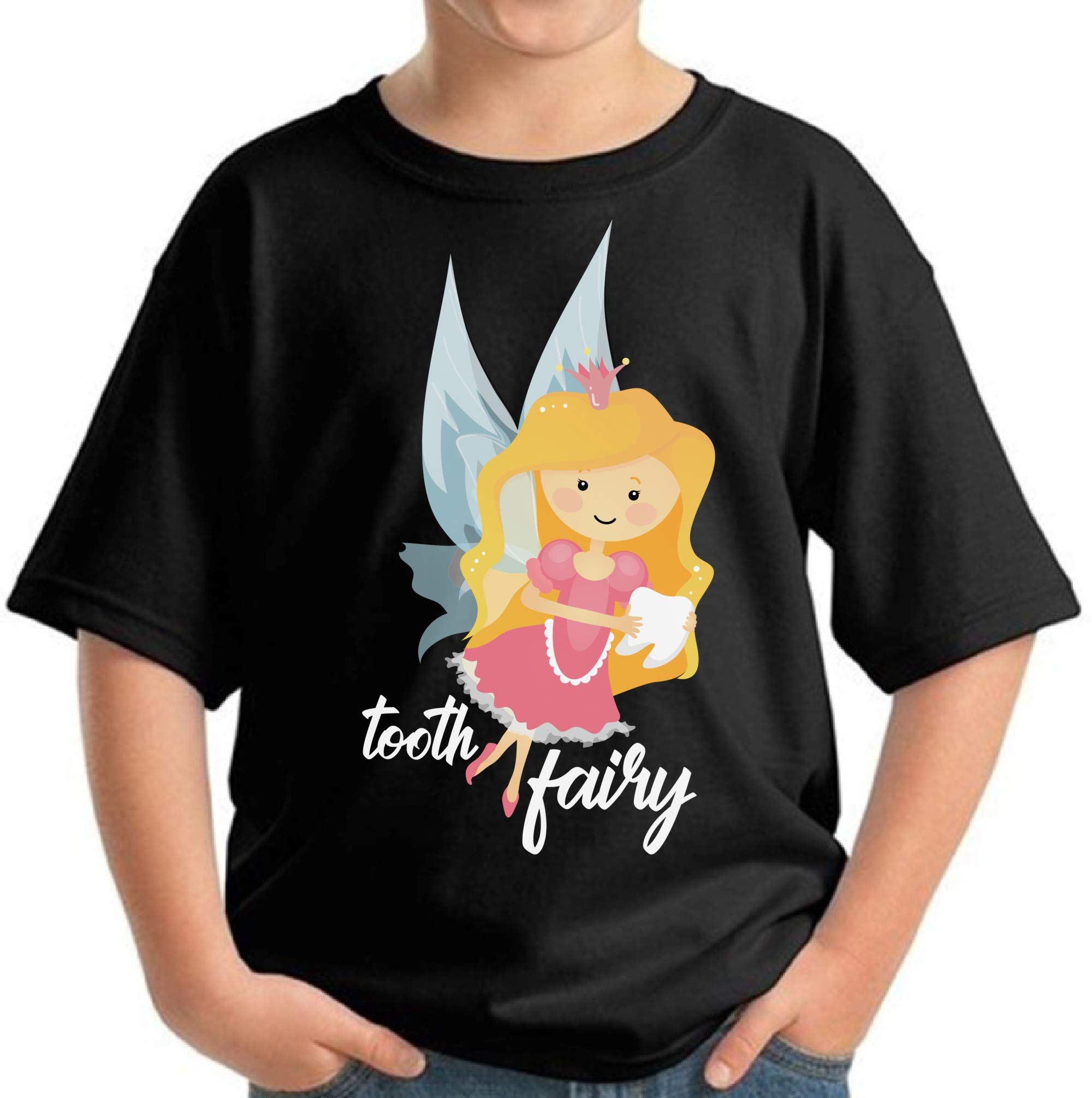 Tooth Fairy Youth Shirt - My First Tooth T-Shirt for Kids | Cute Tooth Fairy Gift for Boys & Girls | Perfect for First Lost Tooth Celebrations & Photo Shoots
