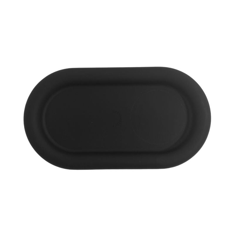 DESIGNSTUFF Bubble Silicone Ice Cube Tray - 22cm Large Black Mold for Whiskey, Cocktails & Sparkling Water - Perfect for Party, Home Bar & DIY Drinks