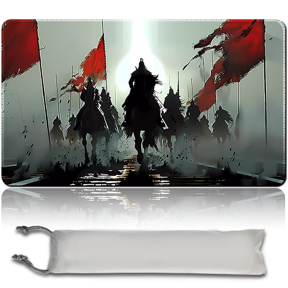 60 x 35 cm MTG Playmat Set with Free Waterproof Bag - Compatible with OCG CCG RPG TCG Games - Non-Slip Mouse Pad for Magic: The Gathering, Yu-Gi-Oh, Pokemon - Perfect for Tournaments, Gaming Sessions & Collectors (MTG 31 (10), Zone-Free Design