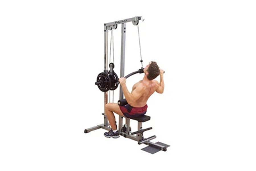 Body Solid Pro Lat Pulldown Machine - Heavy Duty Gym Equipment for Home & Commercial Use - Perfect for Strength Training & Back Workouts