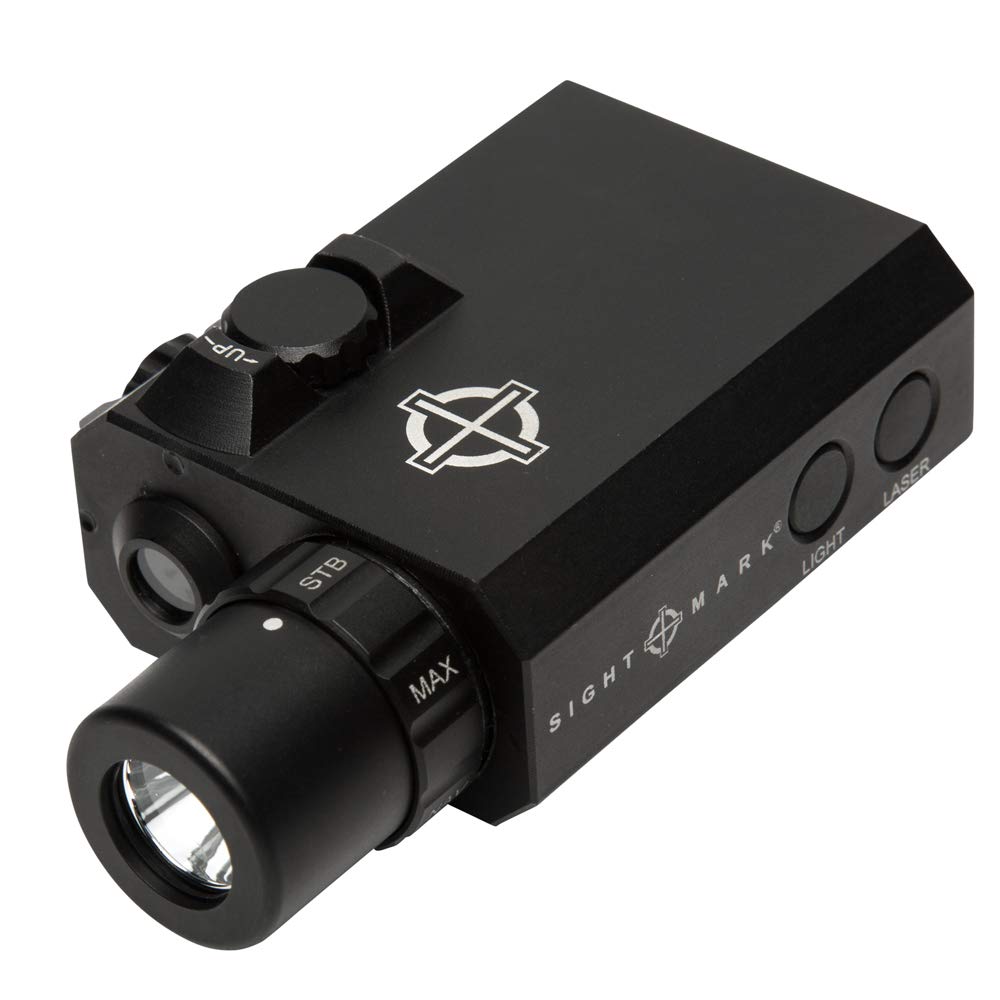 Sightmark LoPro Mini Combo Flashlight and Green Laser Sight for Pistols - Compact Tactical Light & Laser Combo for Handguns, Rifles, Home Defense & Outdoor Activities