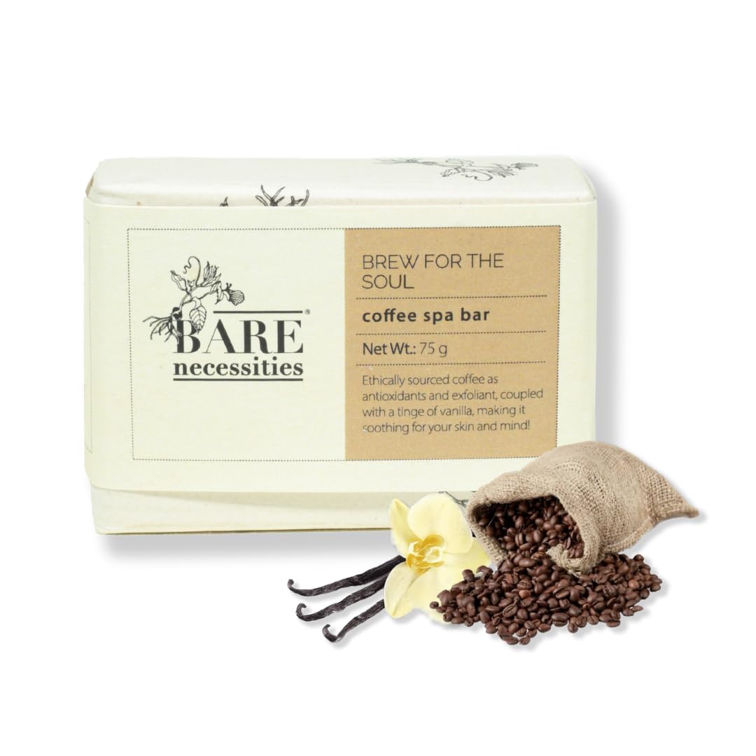 Caffeine Body Soap Bar for Men - Exfoliating, Moisturizing & Tan Removal | Handmade Natural Coffee Soap | Premium Men's Body Wash (75g) - Perfect for Shower, Gym & Travel