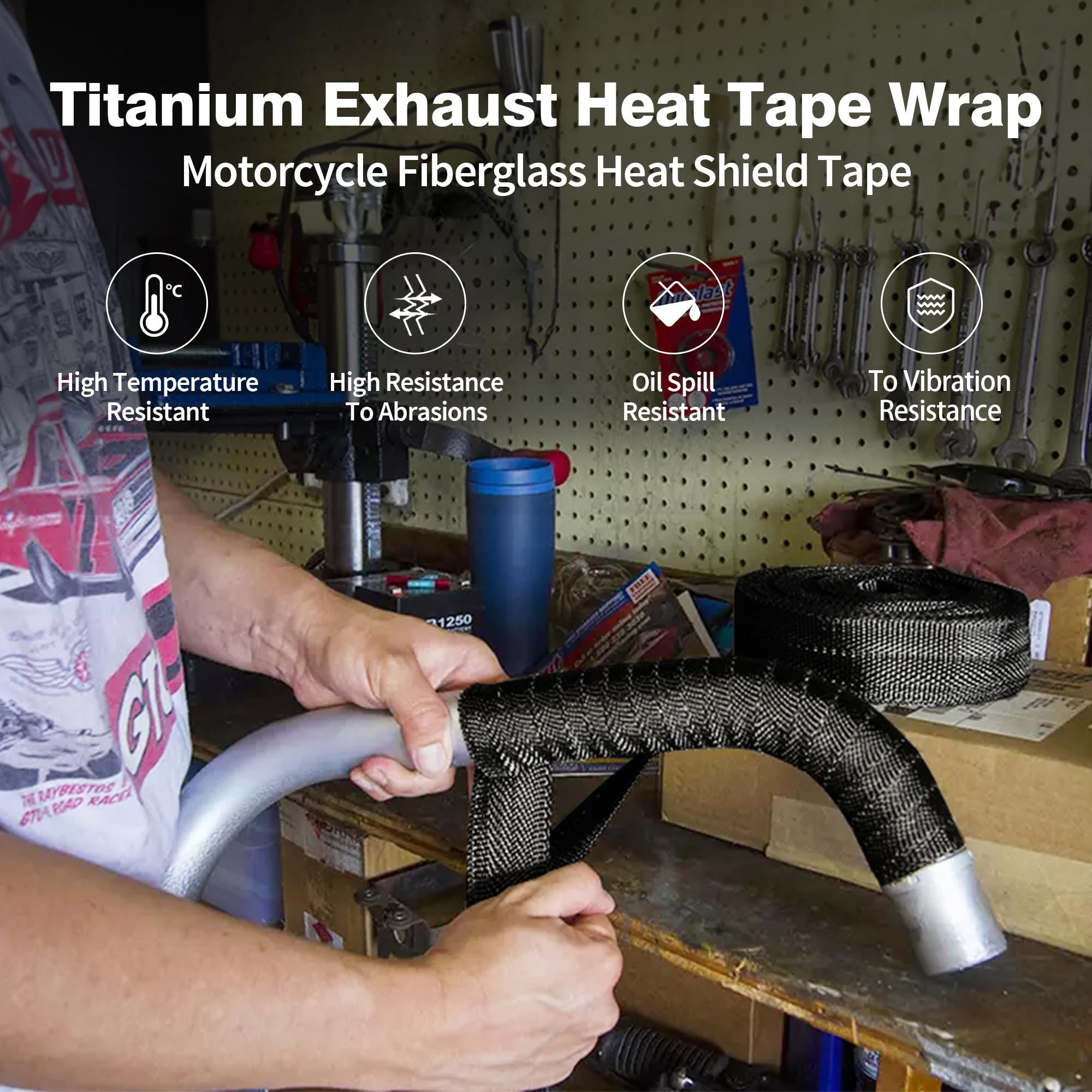 High-Temperature Exhaust Heat Wrap - 2