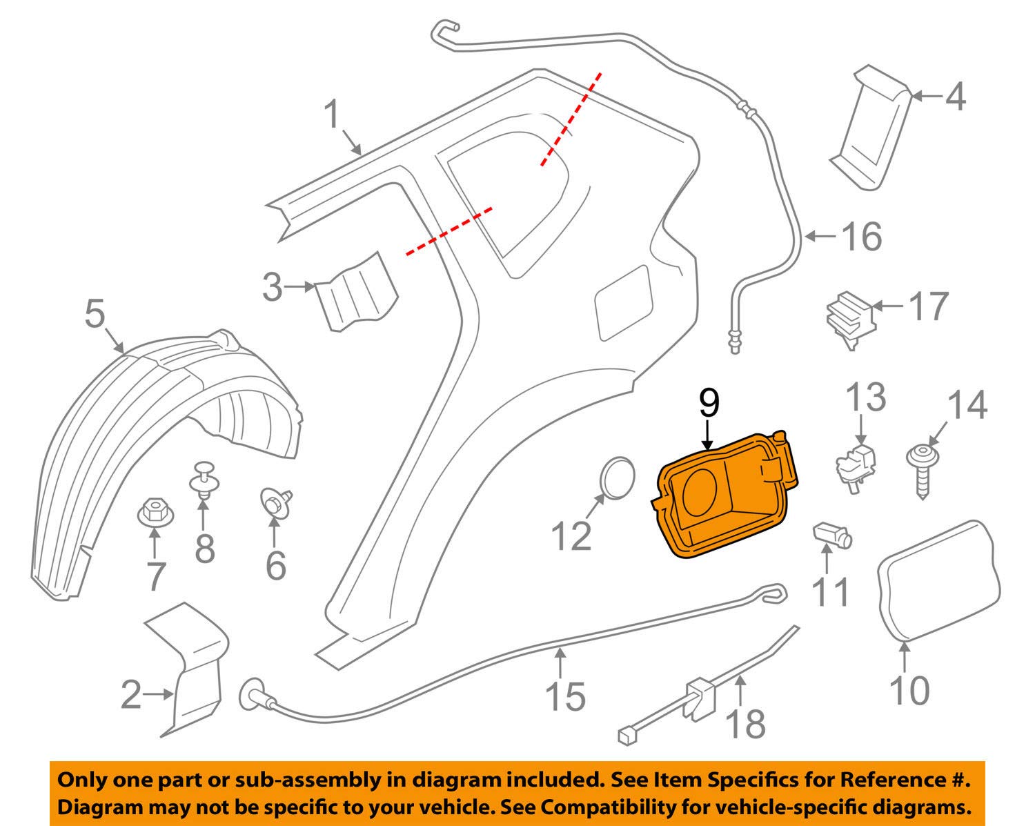 BMW 51-17-7-213-035 Engine Cover Replacement (Fits Model: 51999917) - 1 Pack - Perfect for DIY Car Repair & Maintenance