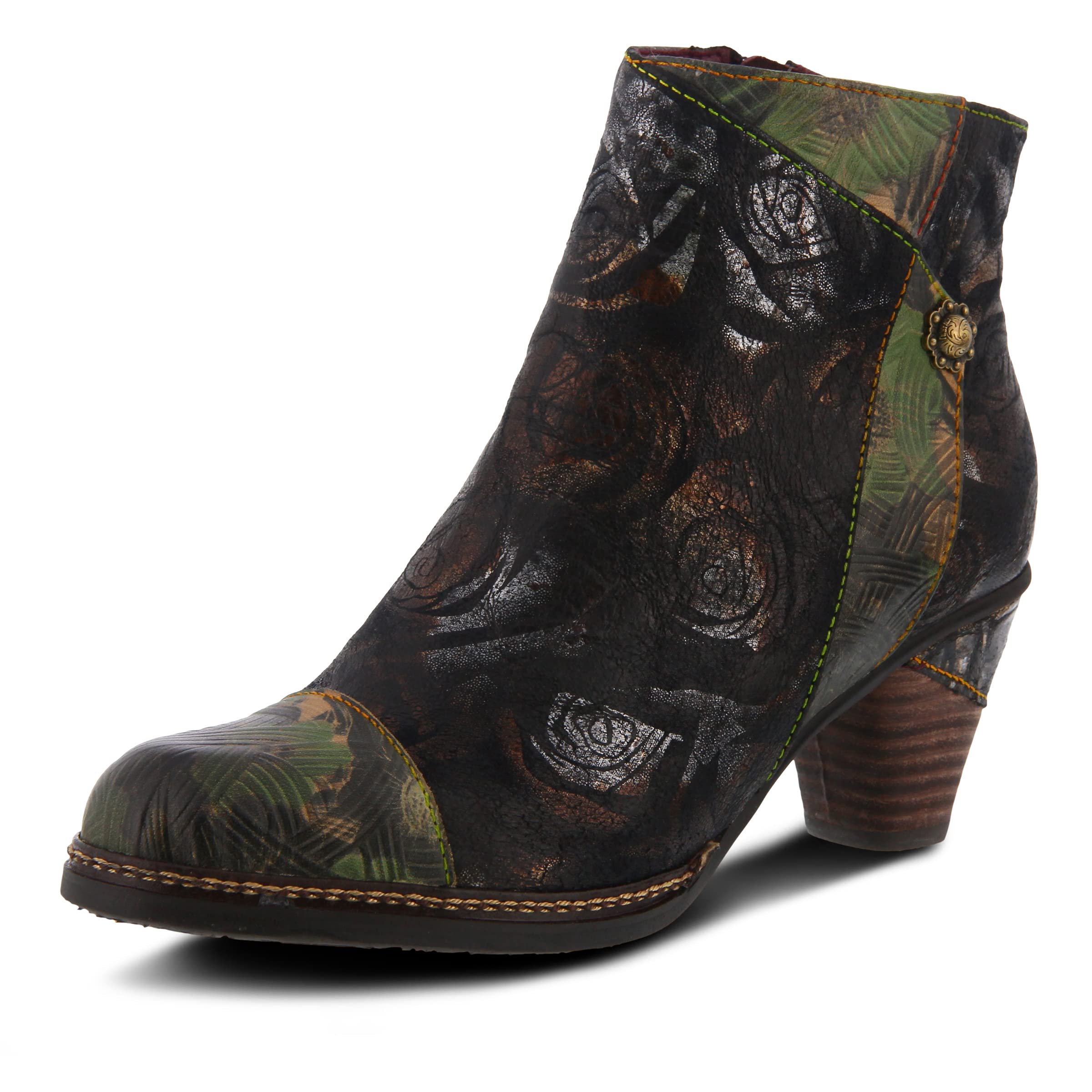 Spring Step L'Artiste Women's Waterlily Boots - Comfortable Ankle Booties for Fall & Winter | Waterproof Chelsea Boots with Cushioned Insoles | Perfect for Work, Travel & Casual Outfits