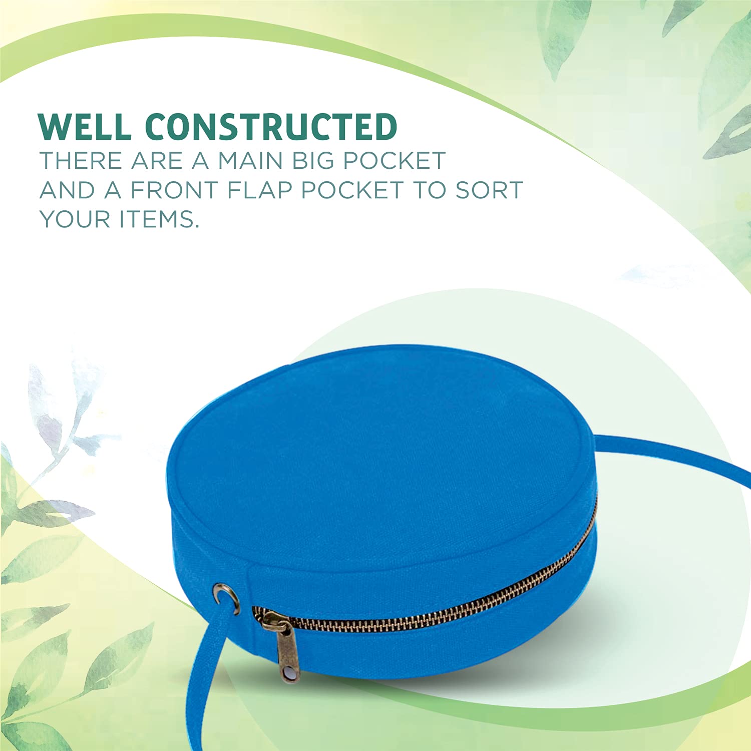 Lify Women's Round Crossbody Handbag - Mini Shoulder Bag & Wallet - Fashion Circle Purse Clutch for Everyday Use, Travel & Date Night - 1 Piece