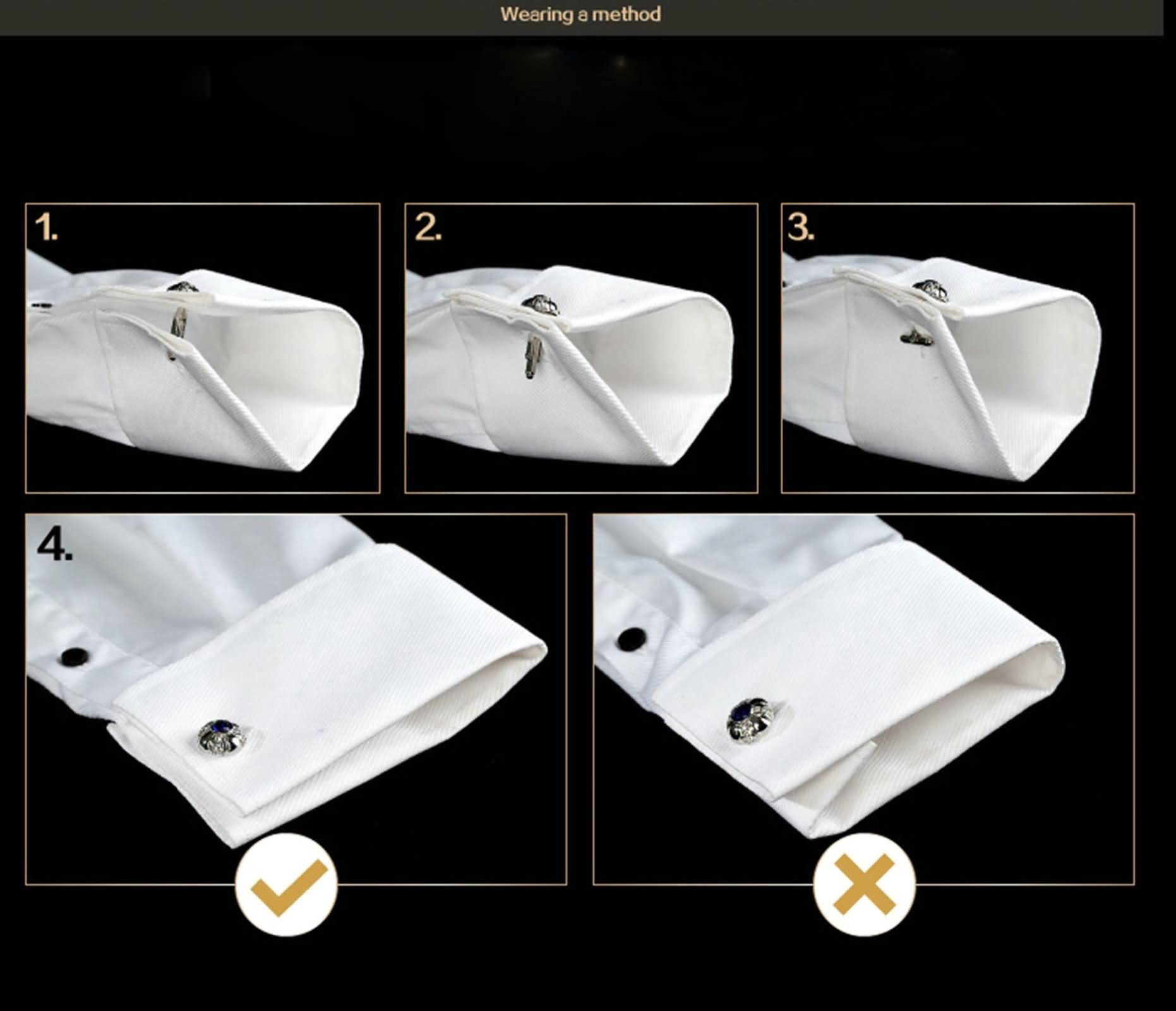 Elegant Silver & Copper Cufflinks for Men - Rectangle, Square & Oval Dress Shirt Accessories | Perfect for Valentine's Day Gifts, Weddings & Formal Events
