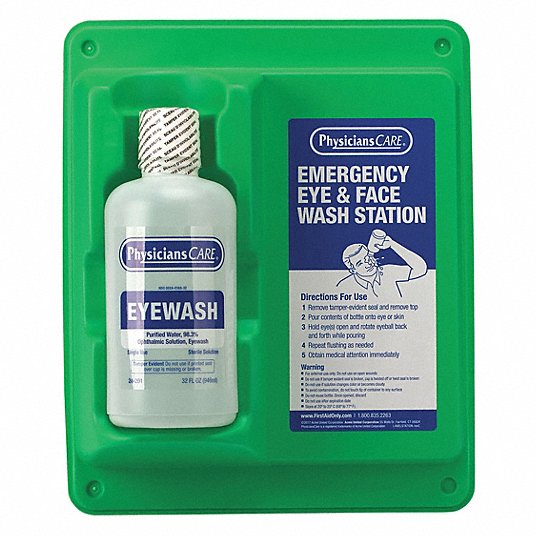 PhysiciansCare 24-202 Emergency Eye Wash Station - 32 oz Bottle, 3 Year Shelf Life - 13