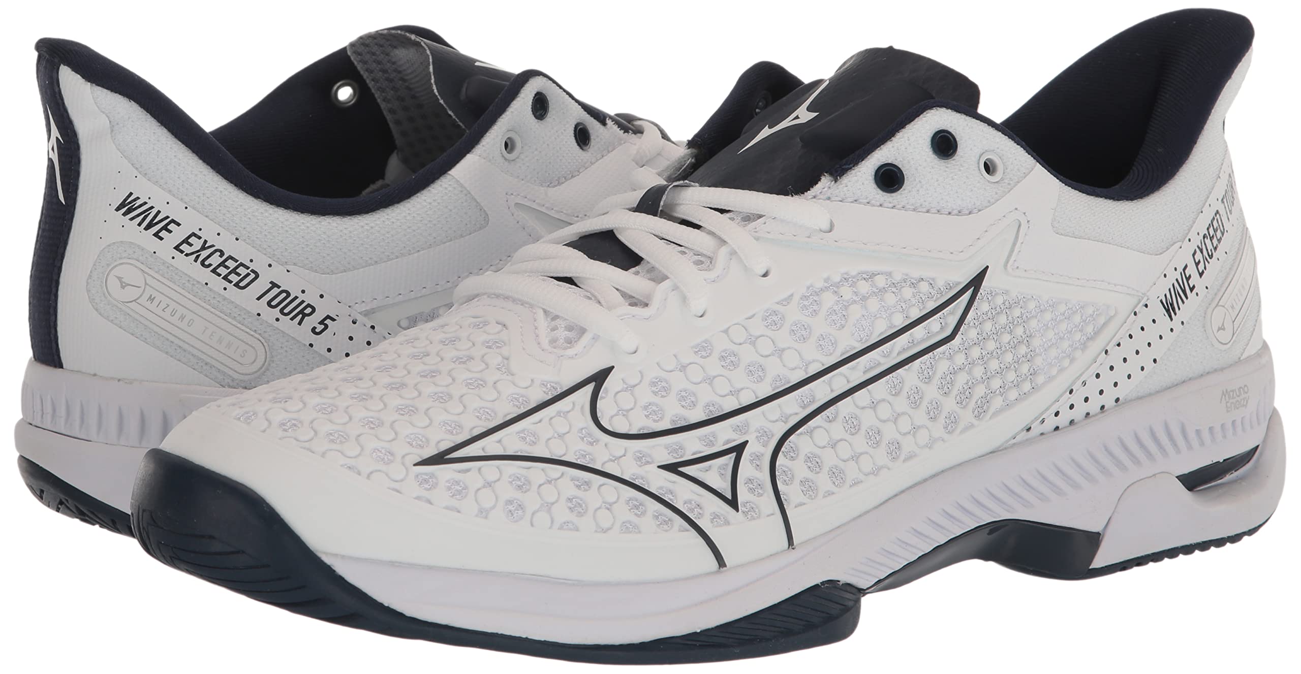Mizuno Wave Exceed Tour 5 AC Men's Tennis Shoes - Lightweight Performance Court Shoes for Competitive Play & Training