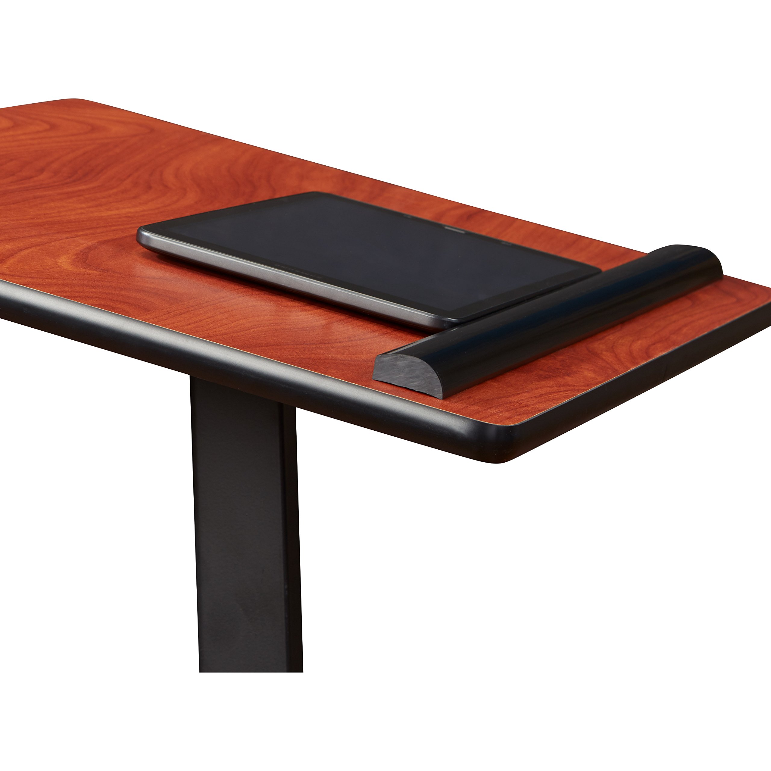 Portable Presentation Lectern with Sound System - Oklahoma Cherry Wood Podium for Public Speaking, Church Sermons & School Events - Perfect for Conferences, Weddings & Classrooms