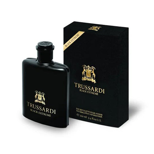 Trussardi Black Extreme 50ml Eau de Toilette for Men - Fresh & Masculine Cologne for Date Night & Special Occasions