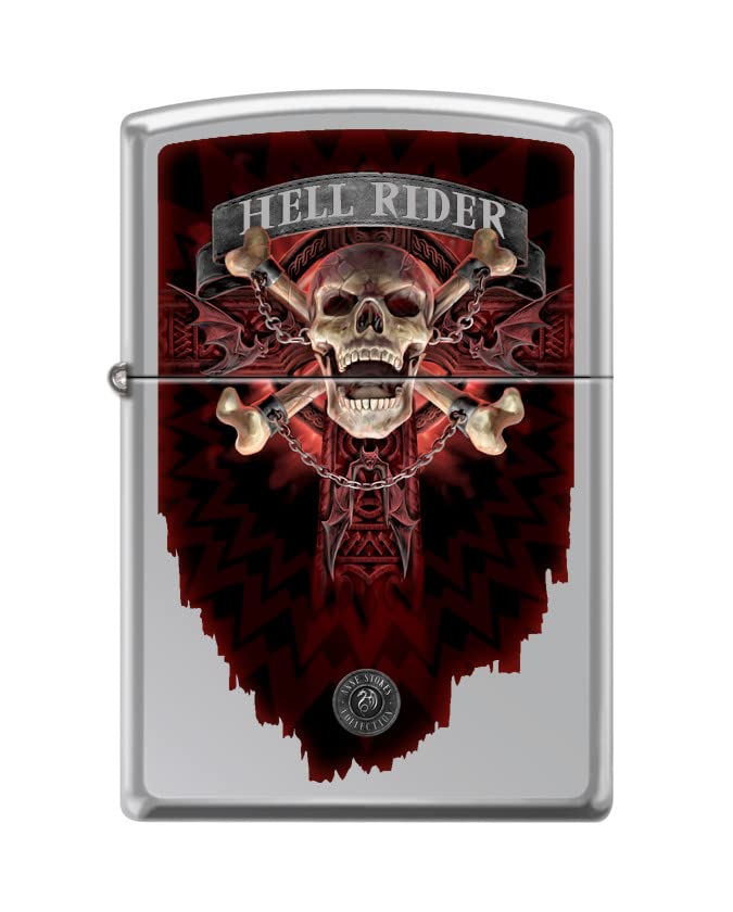 Hell Rider Skull High Polish Z5356