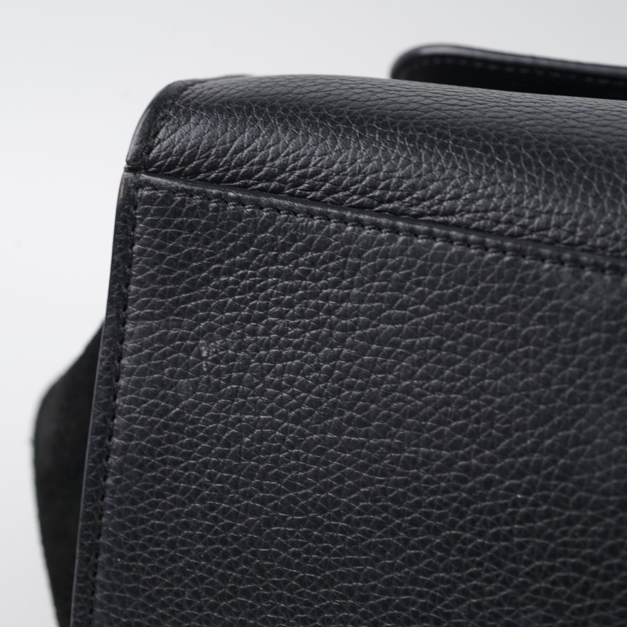 Celine Trapeze Medium Black Leather Handbag - Luxury Designer Shoulder Bag for Women | Perfect for Work, Travel & Evening Events