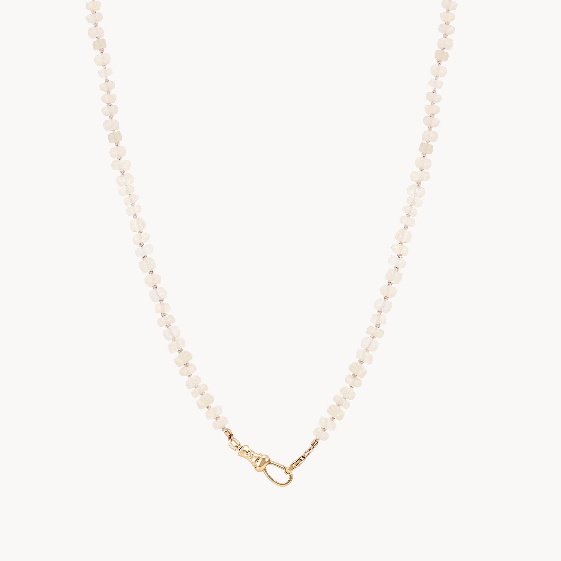 10K Yellow Gold Fire Opal Beaded Mood Necklace - Elegant & Colorful Gemstone Jewelry for Women | Perfect for Parties, Weddings & Everyday Wear