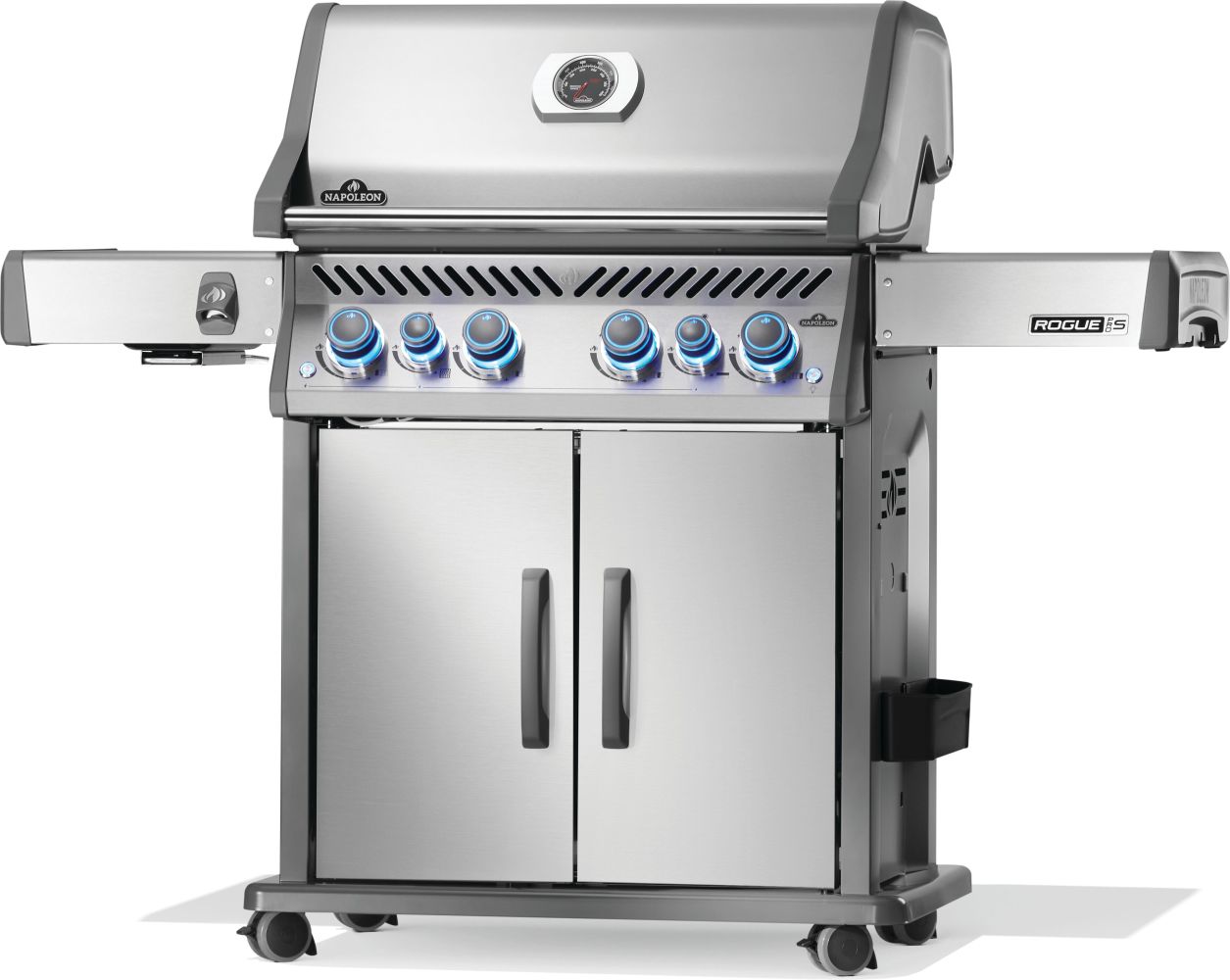 Napoleon Rogue PRO S 525 RSIB Gas Grill - Premium Stainless Steel Outdoor BBQ Grill for Backyard, Patio & Tailgating | Perfect for Grilling Steaks, Burgers & Vegetables