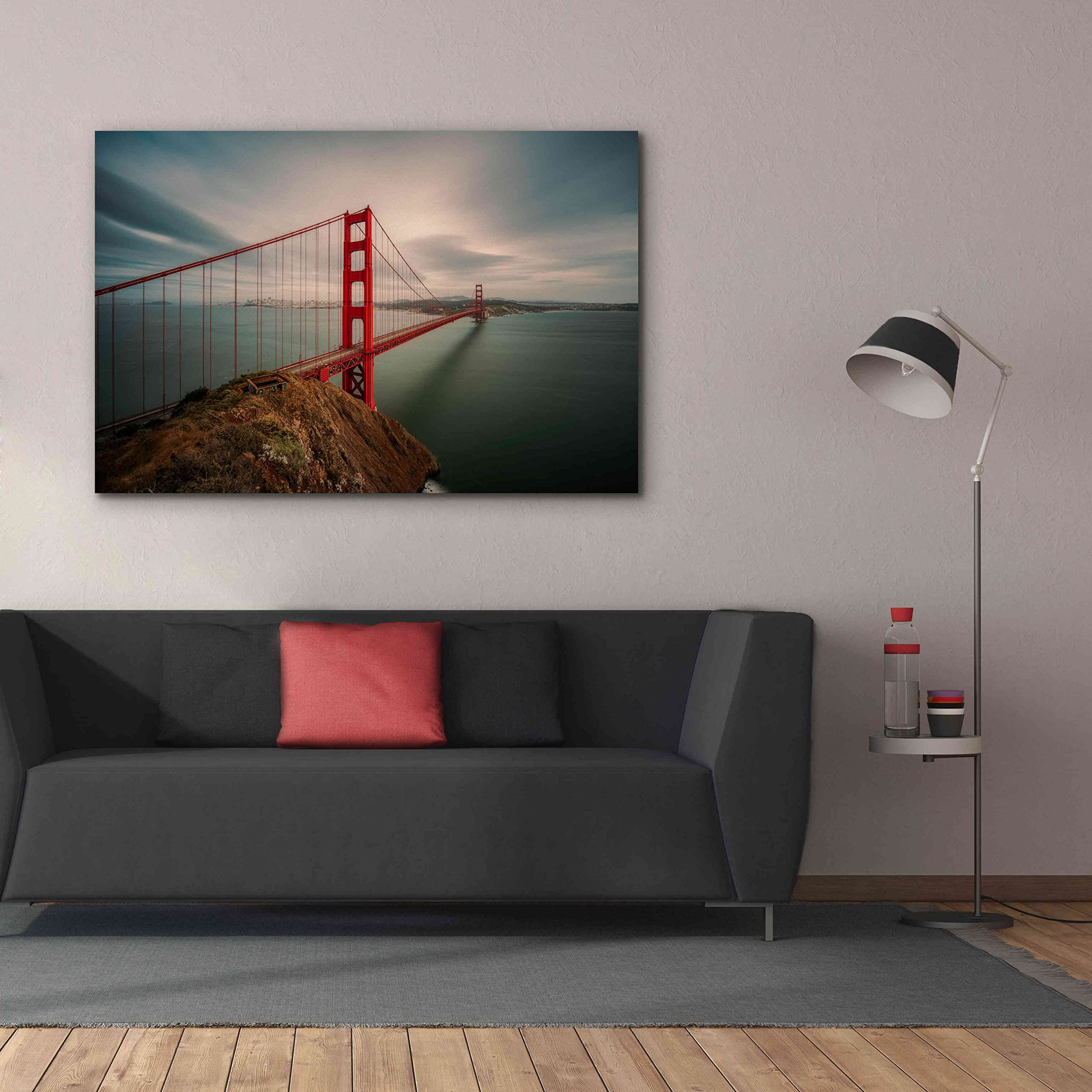 Bruce Getty 'Batteries Spencer' Graffiti Giclee Canvas Wall Art - 60x40 Inches Modern Urban Home Decor for Living Room, Bedroom & Office