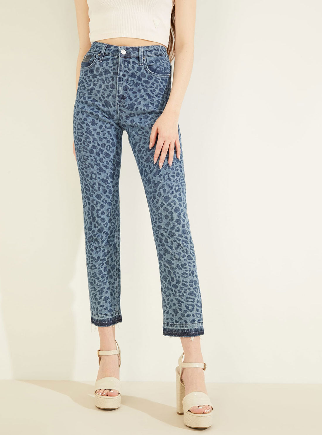High Rise Slim Fit Girly Denim Jeans for Women - Leo Jade Wash Distressed Skinny Jeans | Perfect for Casual Wear, Date Night & Everyday Outfits