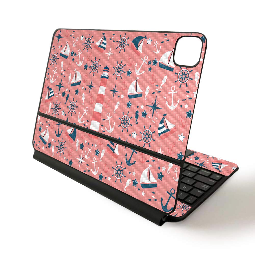 MightySkins Vinyl Decal Wrap Cover for Apple Magic Keyboard iPad Pro 11-inch (2020) - Sushi Design | Protective & Durable Skin | Perfect for Work, Travel & Personalization