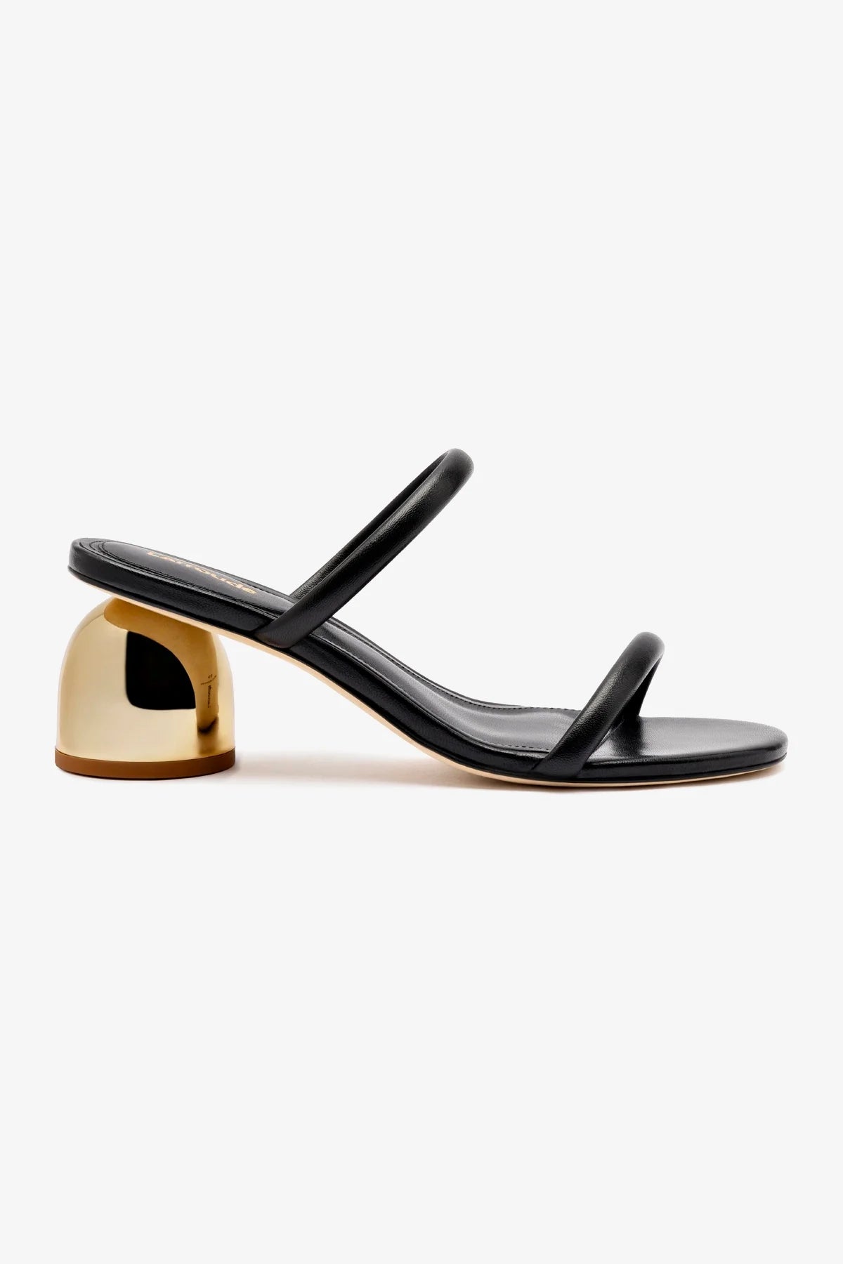 Premium Black Leather Dew Drop Mule Shoes - Women's Comfortable Slip-On Loafers for Casual Wear, Office & Everyday Use