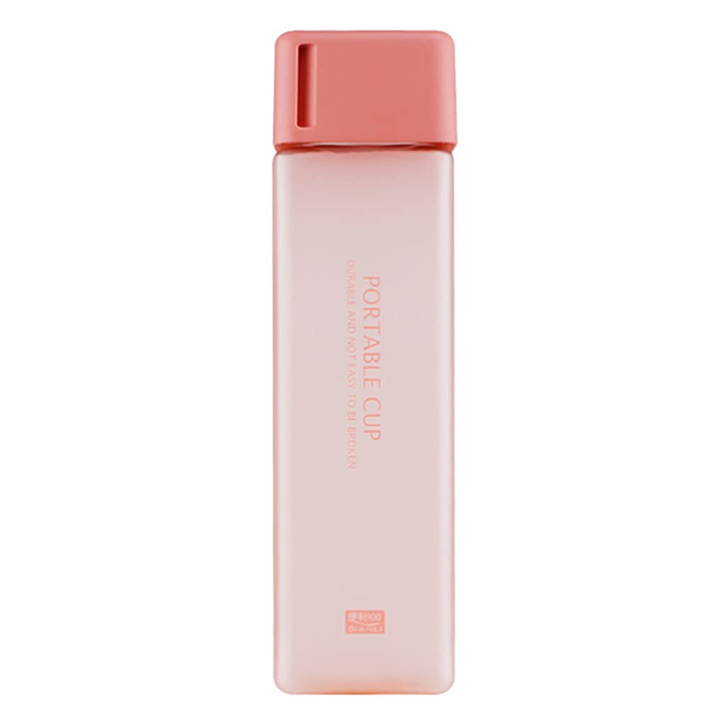 Square Frosted Water Bottle - 32oz Leak Proof Portable Water Bottle with Rope for Gym, Travel & Outdoor Activities | BPA Free Sports Water Bottle for Hiking, Camping, Workout & Daily Use