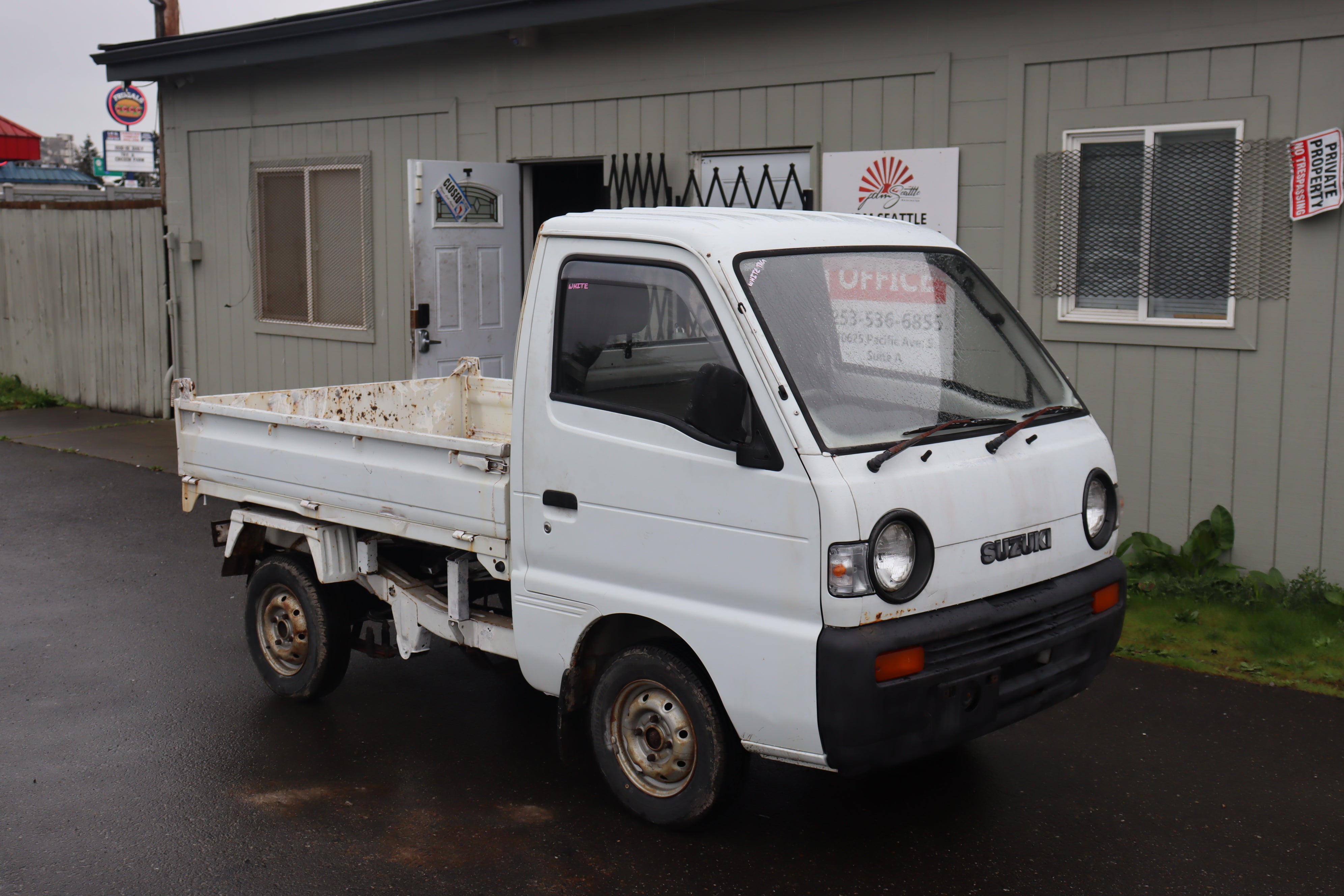 1991 Suzuki Carry Kei Dump Truck JDM V DD51T 4WD Low Miles - Perfect for Off-Road Hauling & Vintage Car Collectors