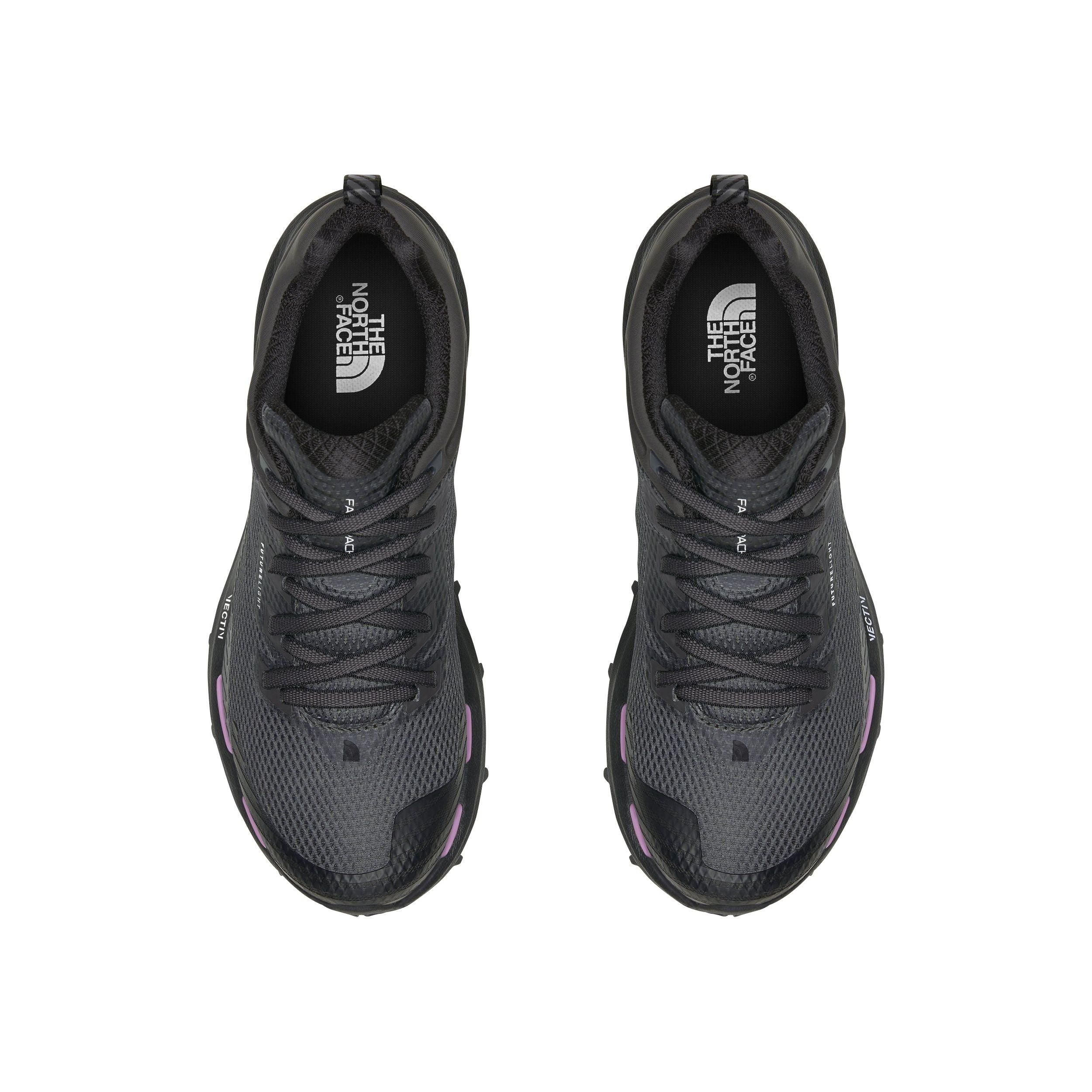 The North Face Women's Vectiv Fastpack Futurelight Hiking Shoes - Waterproof Trail Running Sneakers for Women in Black Asphalt Grey | Perfect for Outdoor Adventures & Mountain Trekking