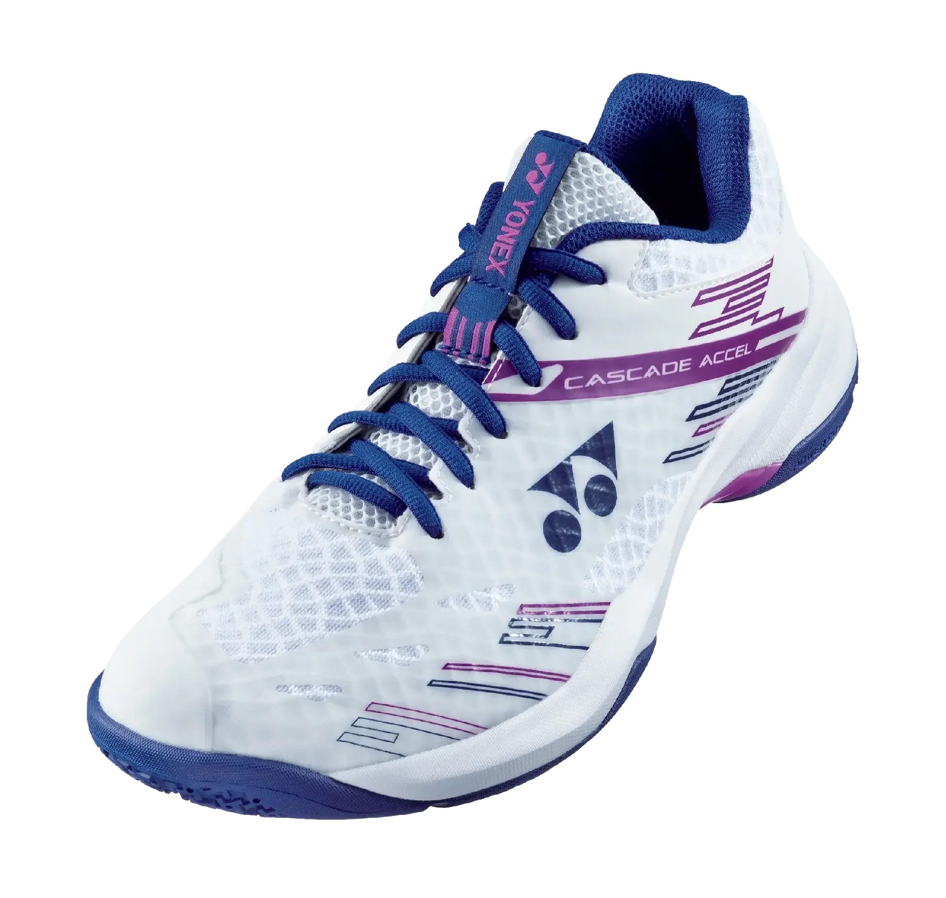 Yonex Power Cushion Cascade Accel Wide Badminton Shoes for Men & Women - 2024 Latest Model with Enhanced Cushioning - Perfect for Indoor Court Sports, Badminton Tournaments & Training Sessions