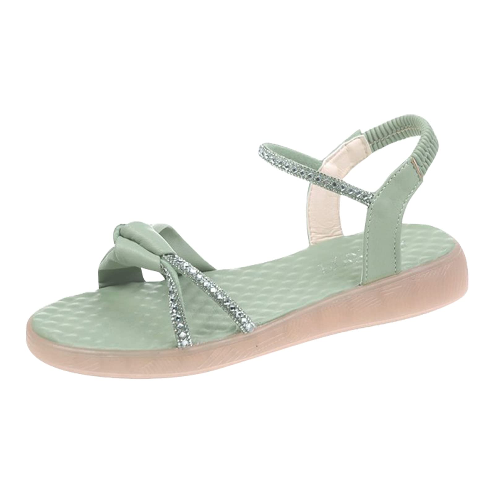 Guilty Heart Women's Strap Single Band Sandals - Fashion Dressy Flat Slippers for Women | Perfect for Summer Outfits, Beach Vacations & Casual Wear