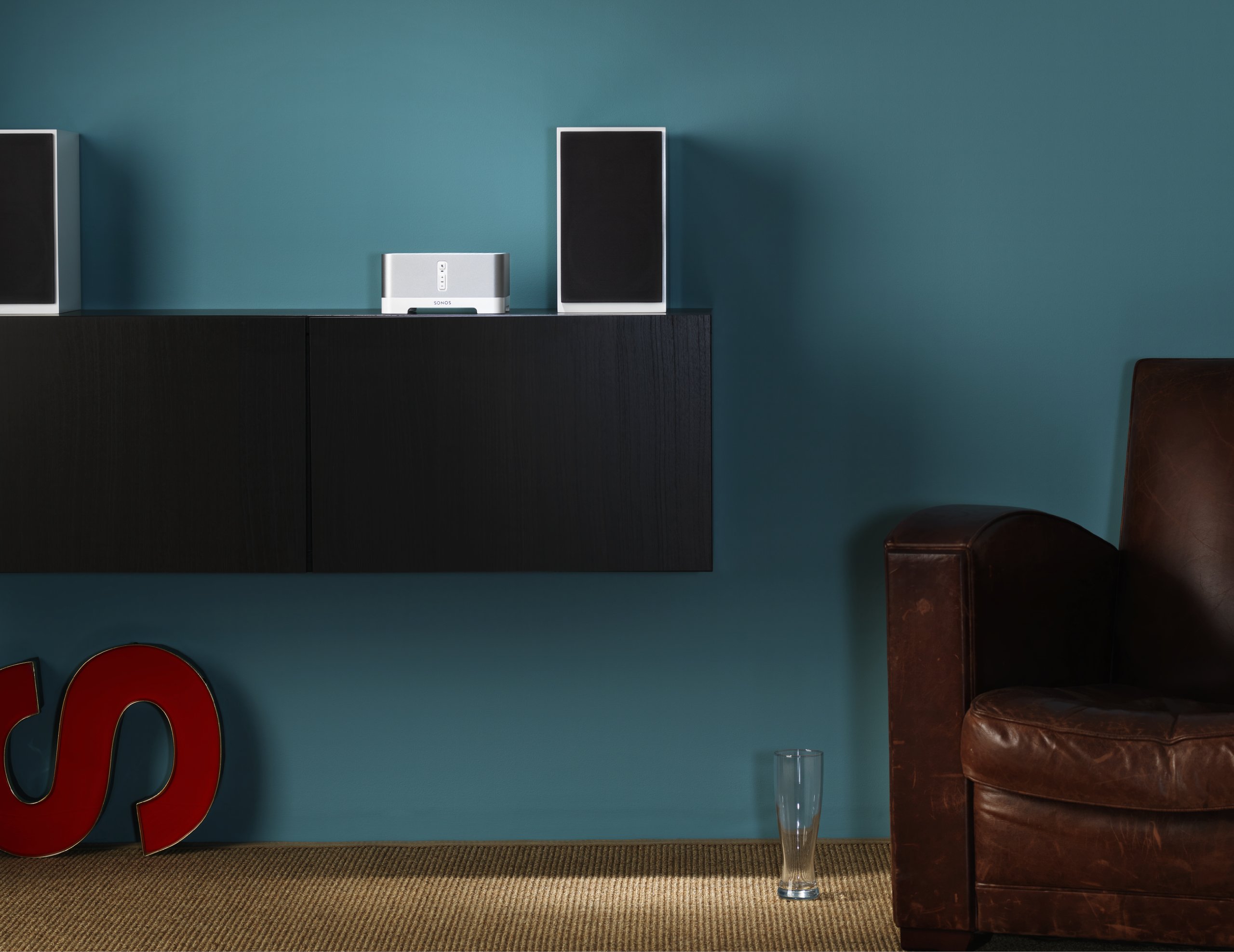 Sonos Connect:AMP Wireless Hi-Fi Amplifier for Home Audio Streaming - Perfect for Multi-Room Music & Home Theater Systems