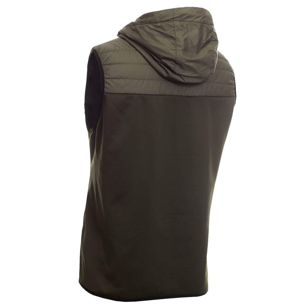 Calvin Klein Men's Wrangell Hybrid Stretch Insulated Hooded Vest - Lightweight Winter Jacket for Outdoor Activities & Casual Wear
