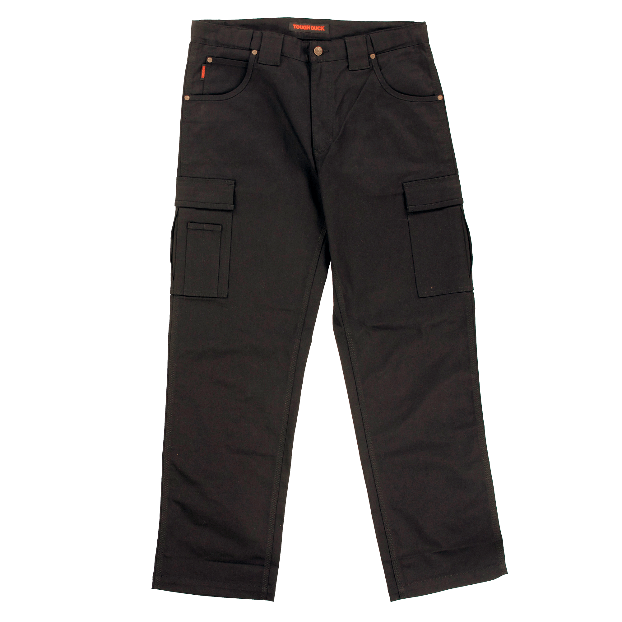Tough Duck Expandable Waist Flex Twill Cargo Pants WP08 - Durable Work Pants for Construction, Landscaping & Outdoor Activities