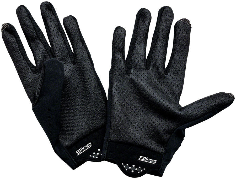 100% Cotton Sling Gloves - Black Full Finger Work Gloves for Men & Women, Large Size - Ideal for Weightlifting, Gym Training, and Outdoor Activities