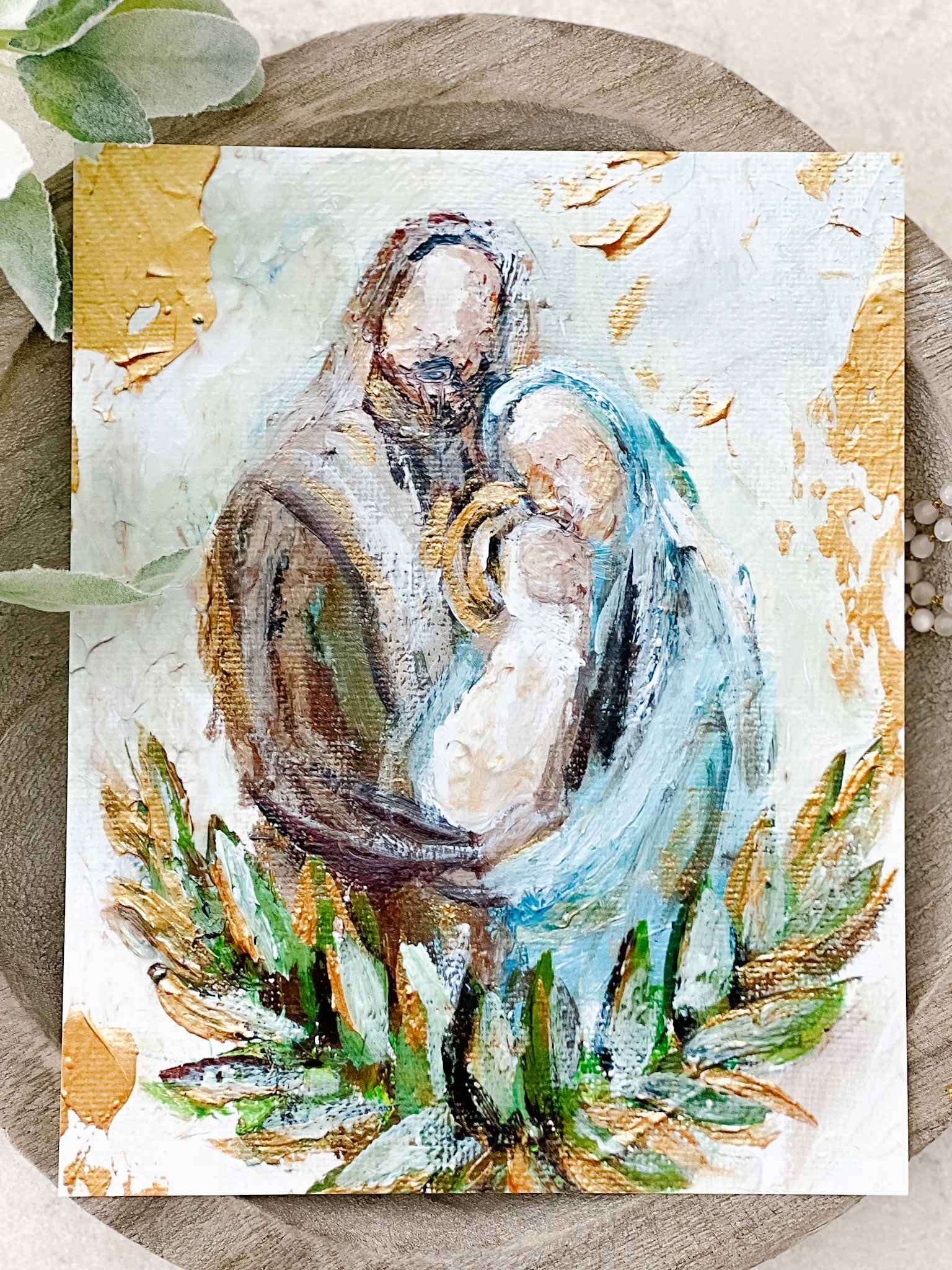 Holy Family Print - Religious Wall Art for Home Decor - Perfect for Living Room, Bedroom & Church