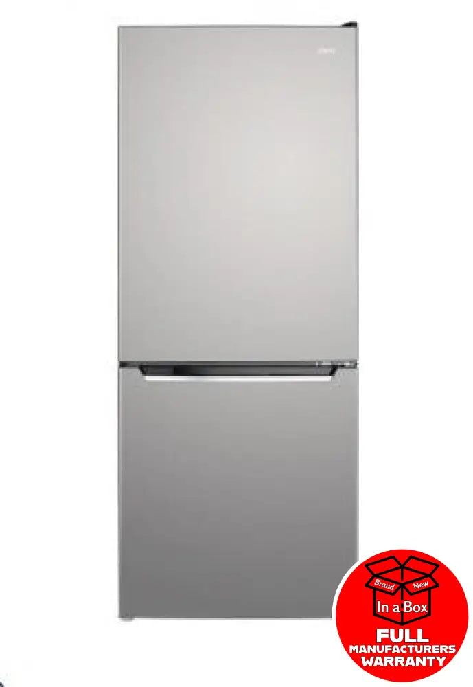 CHiQ CBM281NSS 283L Bottom Mount Refrigerator - Energy Efficient Stainless Steel Freezer for Kitchen, Home, Office & Restaurant Use