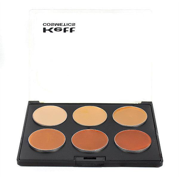 Kett Fixx Creme Palette Ruby Series - Professional Cream Makeup Palette for Contouring & Highlighting - Perfect for Bridal, Photo Shoots & Special Occasions