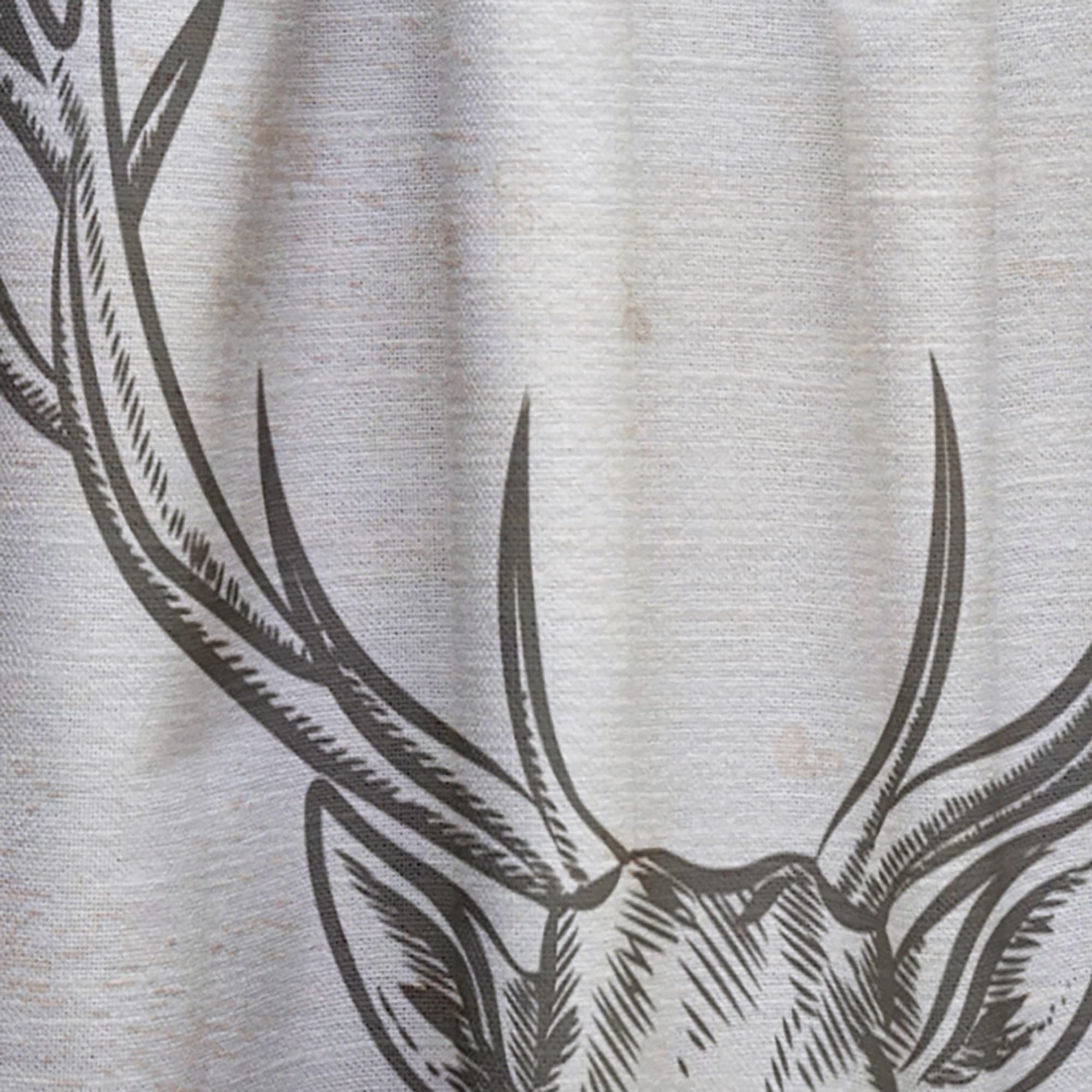 DesignQ Thermal Insulated Blackout Curtains - Deer Wild & Beautiful VIII - 52x90 Inch Single Panel for Bedroom & Living Room - Noise Reducing & Energy Saving Window Drapes for Home Decor