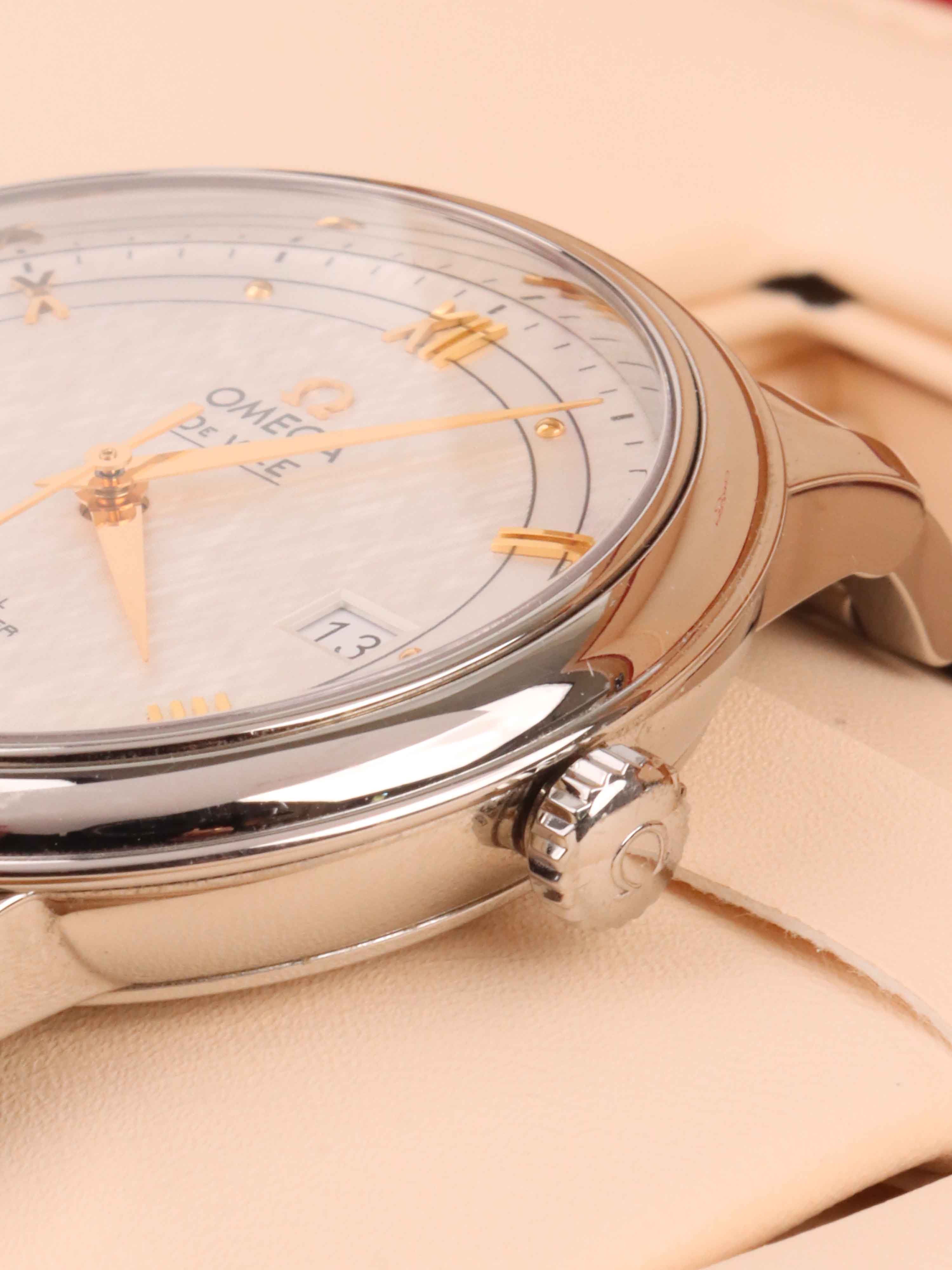 Omega De Ville Prestige Co-Axial Chronometer 39.5mm Men's Luxury Watch - Perfect for Business Meetings & Formal Occasions