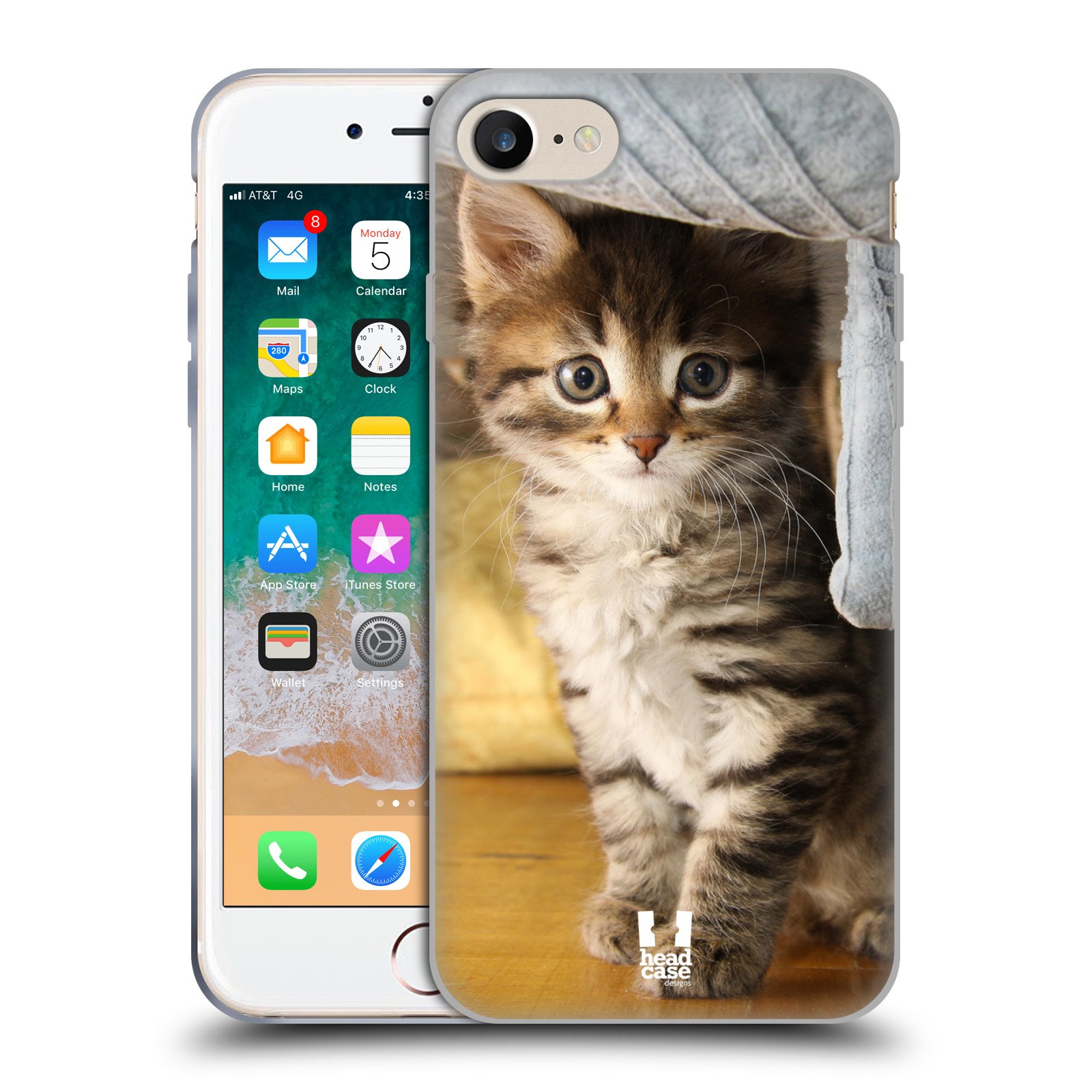 Tabby Cats Soft Gel Phone Case for Apple iPhone 7/8/SE (2020 & 2022) - Cute Protective Cover | Perfect for Cat Lovers & Everyday Use