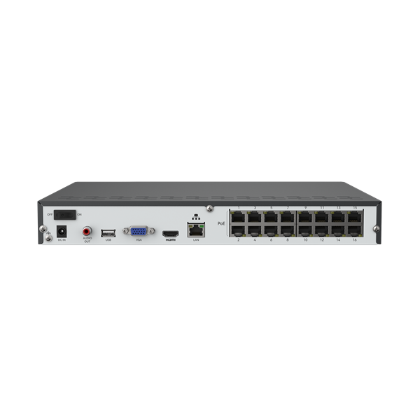 NVS16 12MP 16-Channel PoE Security Camera System with Color Night Vision - Ideal for Home, Office & Business Surveillance
