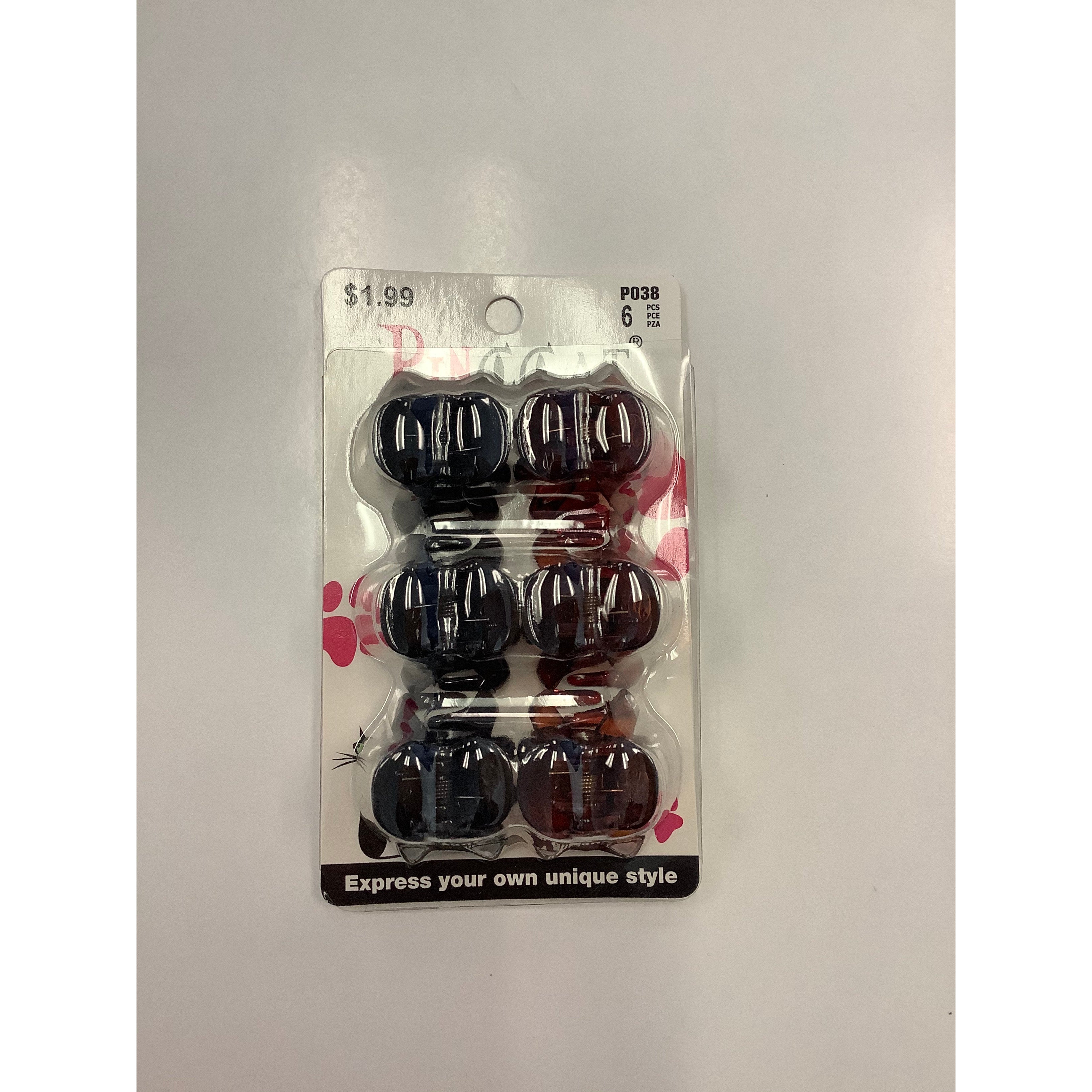 PINCCAT #P038 Mini Assorted Hair Clips for Women & Girls - Cute Hair Accessories for School, Party & Everyday Use