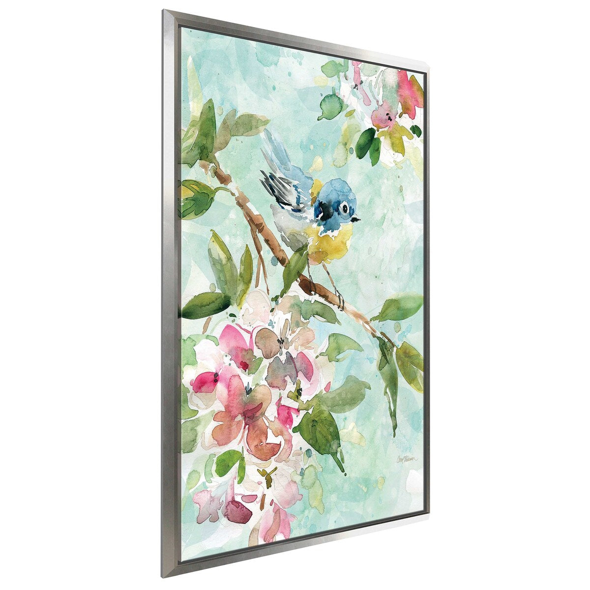 Carol Robinson Asbury Garden Song I Art Print on Floating Canvas - Perfect for Home Decor, Living Room & Office Wall Art