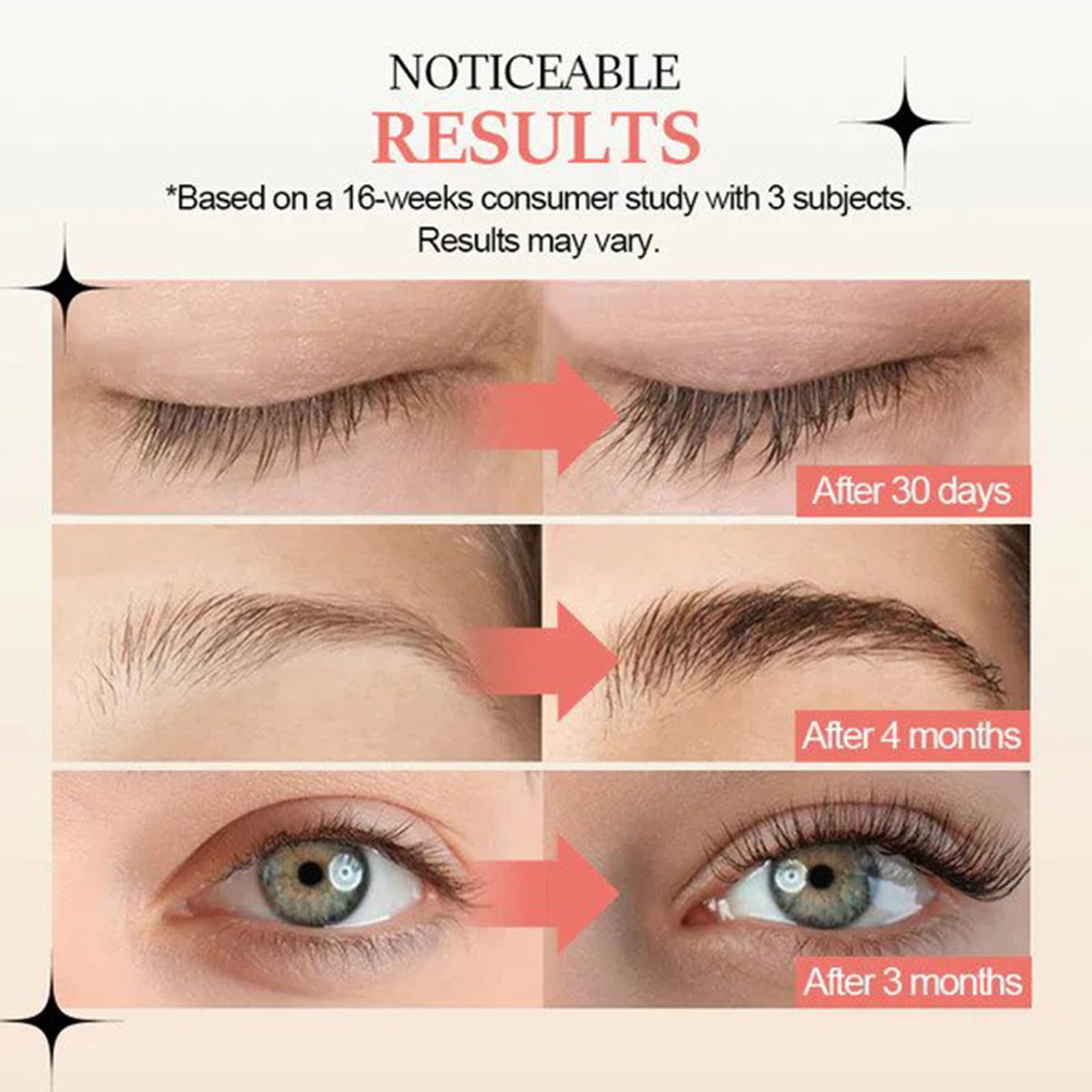 Best Eyelash Growth Serum for Longer, Thicker Lashes – Peptide-Infused Formula – Hormone-Free Lash & Eyebrow Enhancer – Fast Results in 4 Weeks – Perfect for Nighttime Routine & Special Occasions