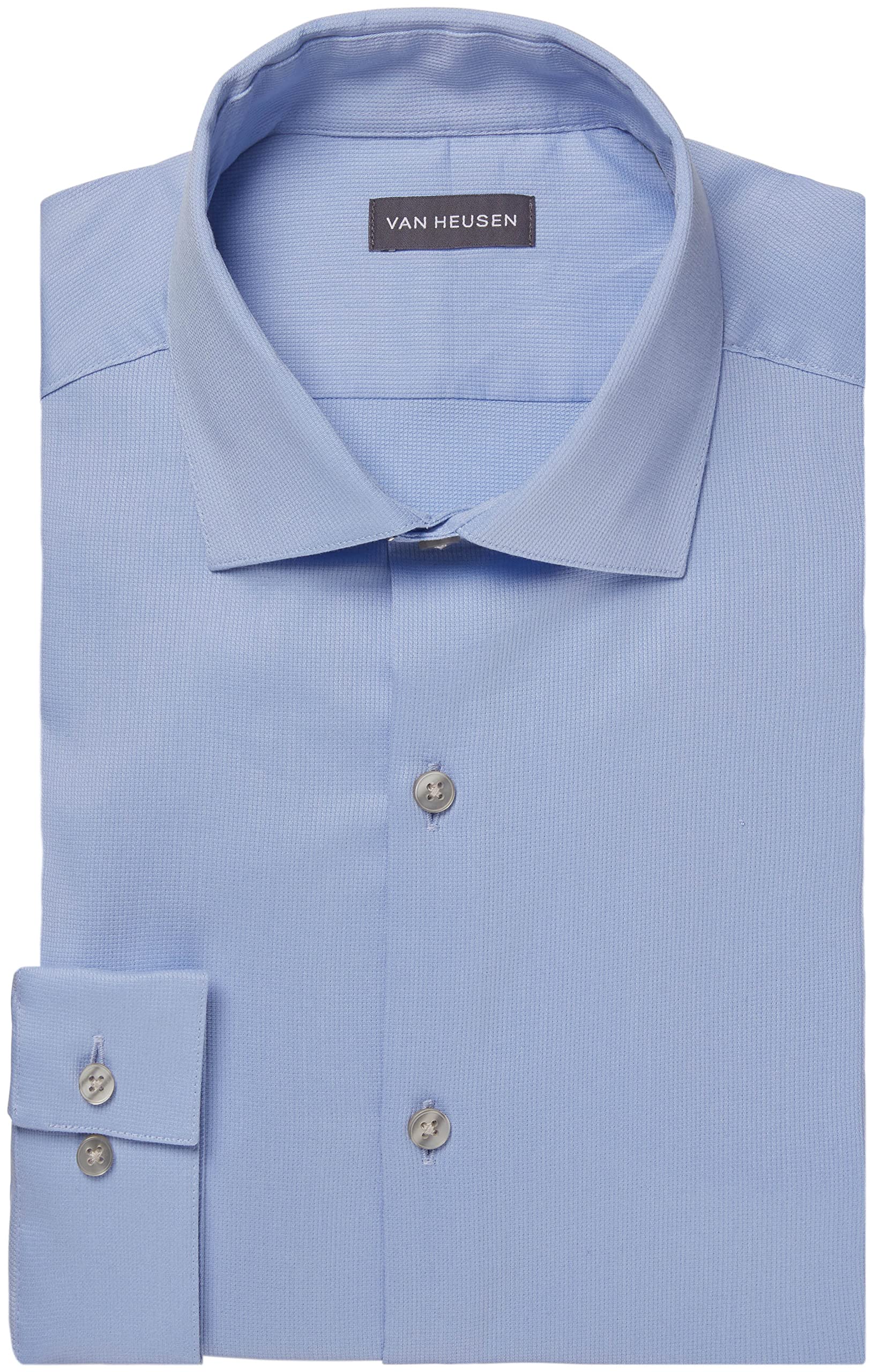 Van Heusen Men's TALL FIT Dress Shirt - Stain Resistant, Stretch Comfort for Big & Tall - Perfect for Office, Business Meetings & Formal Occasions
