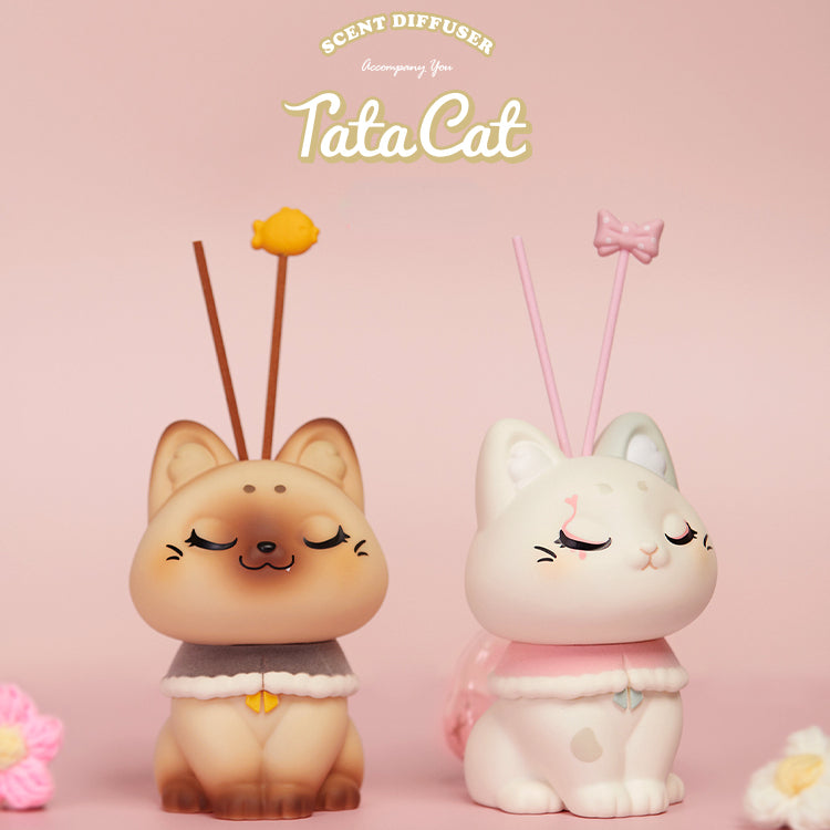 TATA CAT Scent Diffuser Series Blind Box - Aromatherapy Home Decor for Bedroom, Office & Living Room | No Scent Oil Included | Cute Animal-Themed Gift Idea