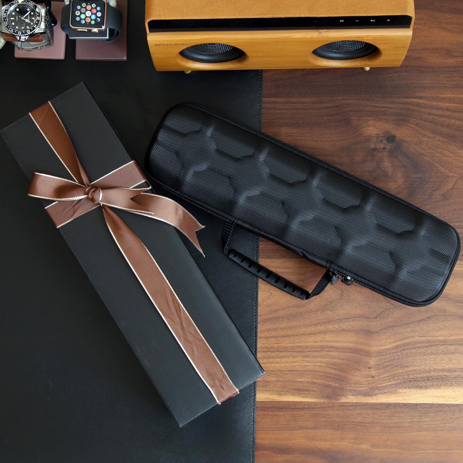 Premium Travel Watch Case for Men & Women - Portable Single Watch Storage Box & Organizer for Wristwatches & Smartwatches | Perfect for Business Trips, Vacations & Daily Use