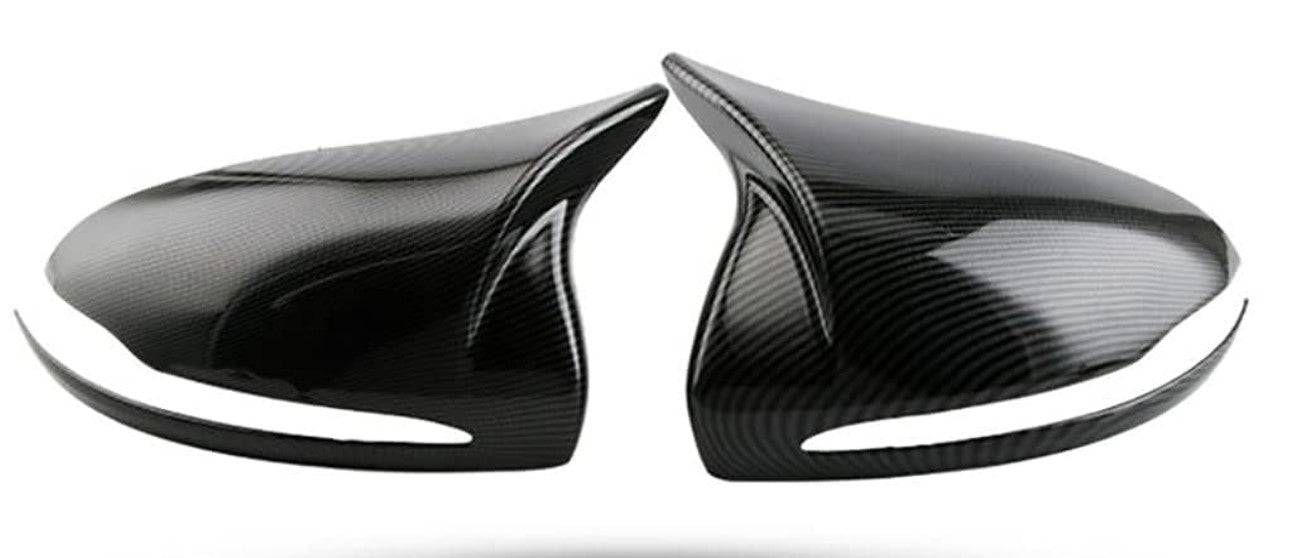 Sport Style Mirror Cover Caps for 2015-2019 Mercedes C-Class W205, GLC X253 & 2016-2019 E-Class - Upgrade Your Car's Exterior for Enhanced Style & Protection