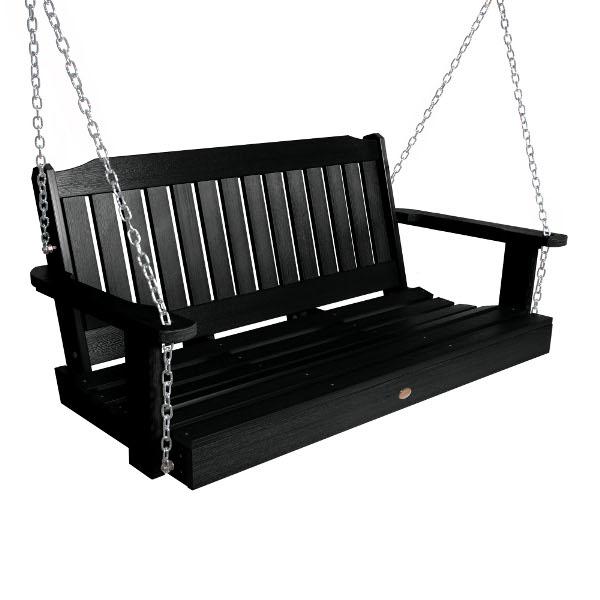 Lehigh 4ft Swing and Coffee Table - Versatile Indoor/Outdoor Furniture for Patio, Living Room, or Office Use