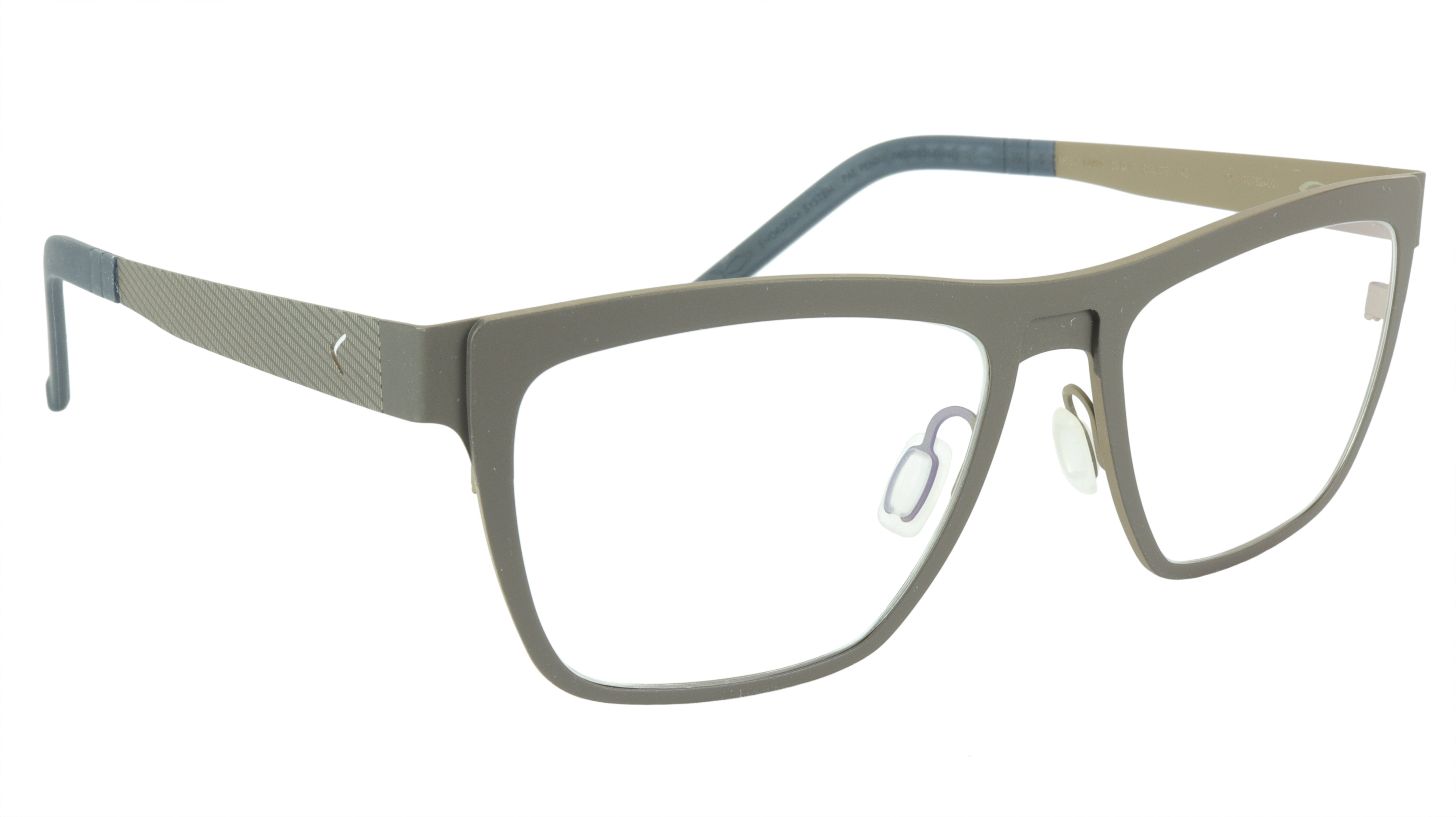 Blackfin Grays BF752 C577 Beta Titanium Eyeglasses - Lightweight & Hypoallergenic Italian-Made Frames for Men & Women | Perfect for Reading, Driving & Everyday Wear