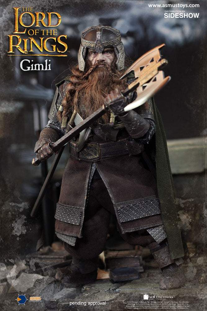 Asmus 1/6 Scale The Lord of the Rings Gimli Collectible Action Figure - Perfect for Display, LOTR Fan Collections & Fantasy Decor
